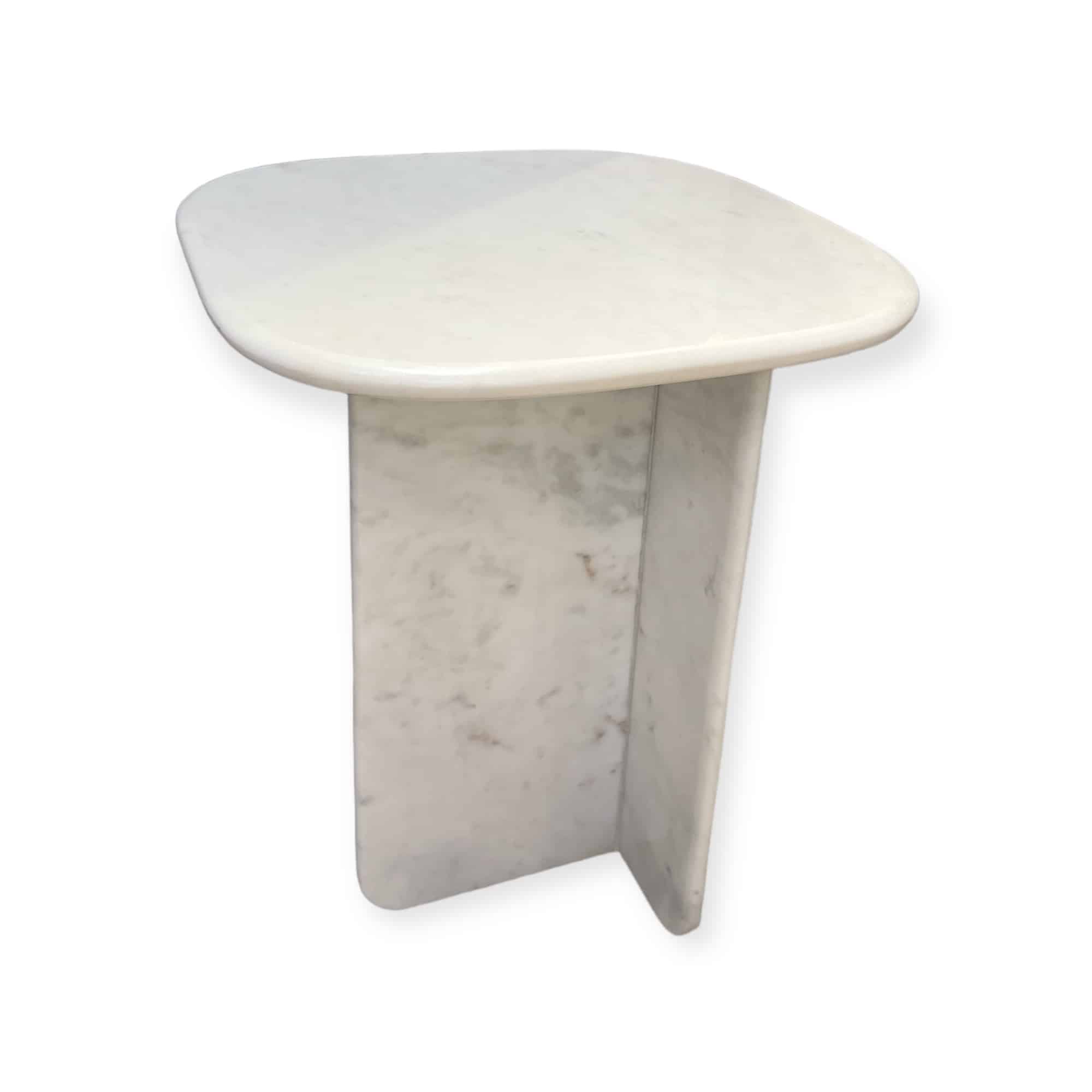 שולחן צד מרבל סוהו וויט