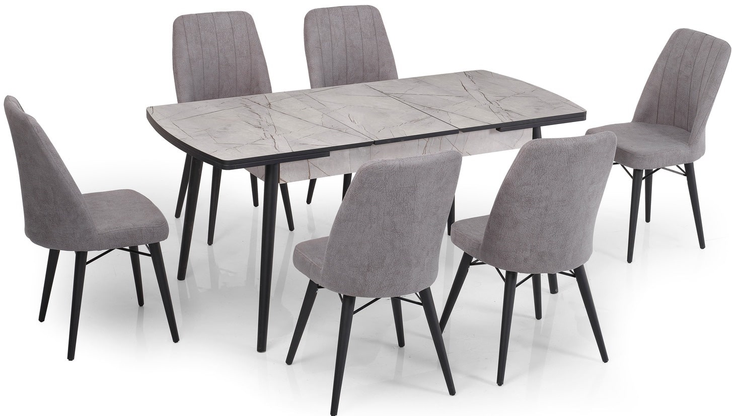 פינת אוכל דגם ויקטוריה + 4 כיסאות פינת אוכל דגם ויקטוריה + 4 כיסאות