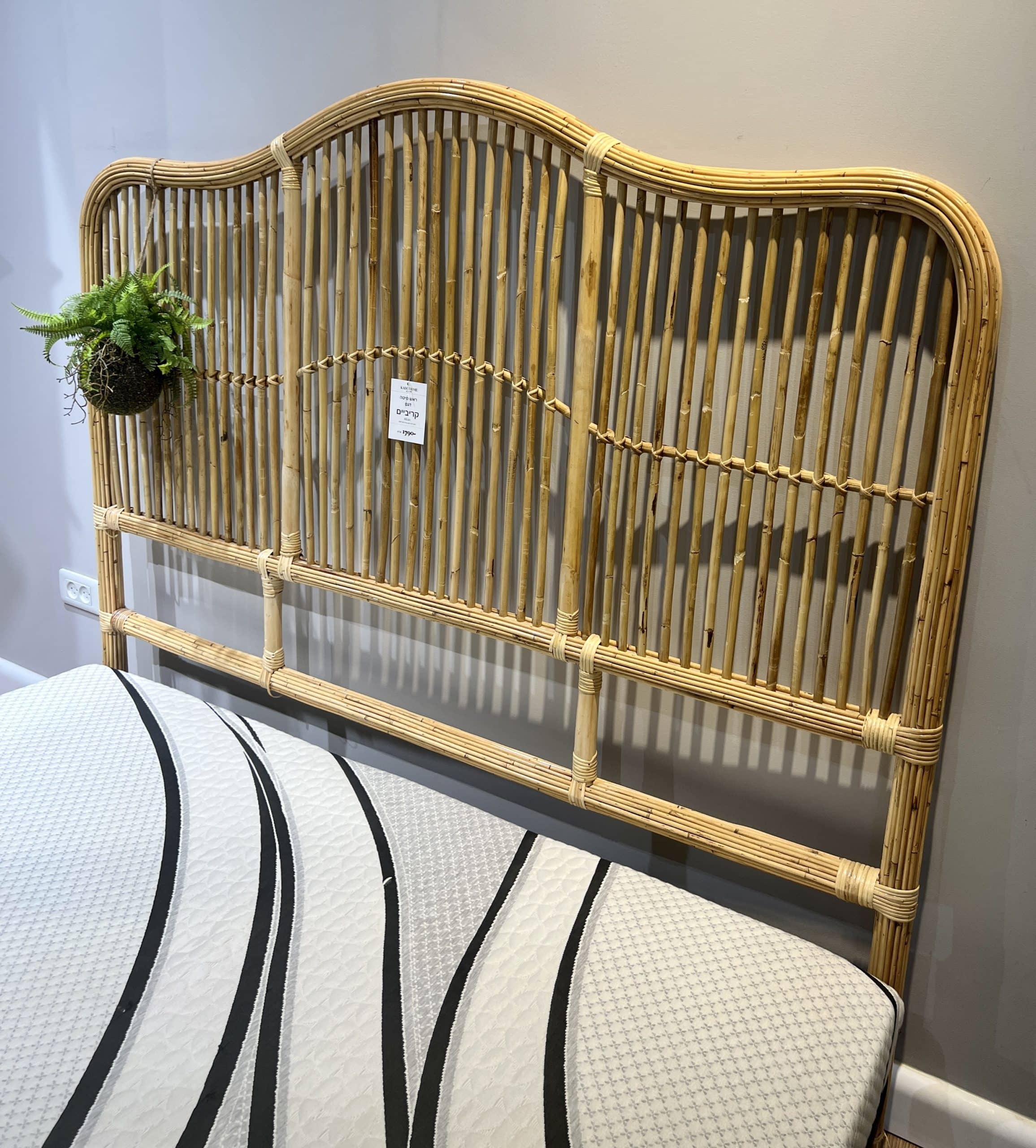 ראש מיטה עם בסיס דגם קריביים ראש מיטה עם בסיס דגם קריביים