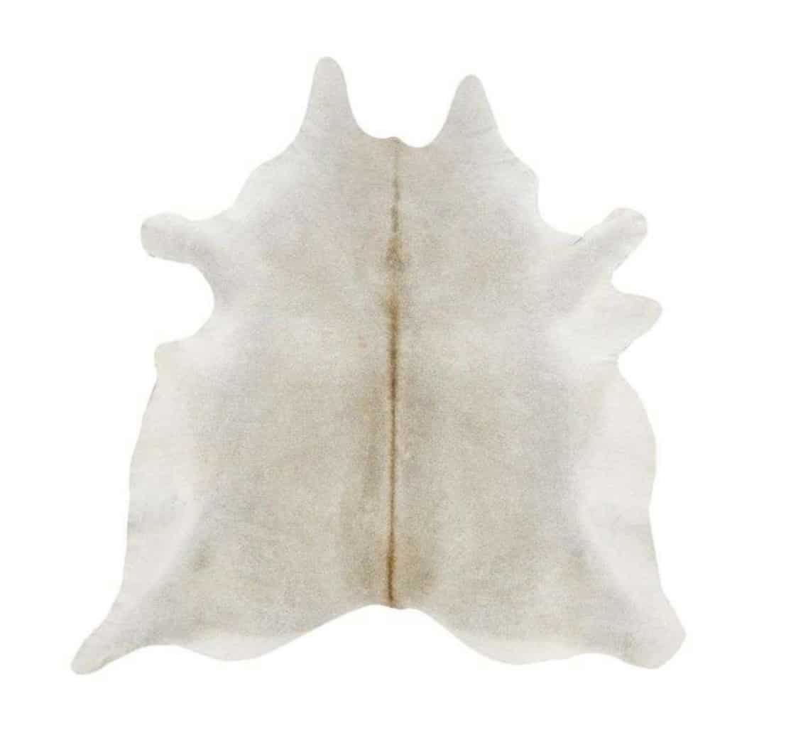 שטיח עור פרה טבעי בהיר