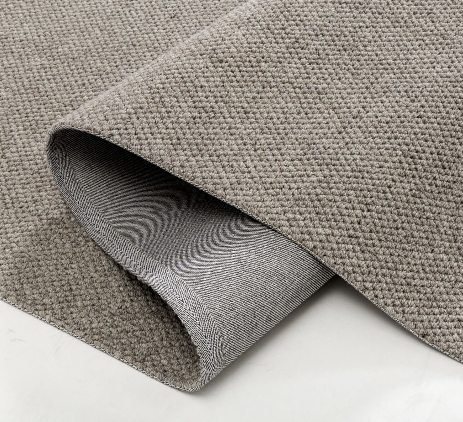 שטיח צמר אפור קפה דגם אדריאן