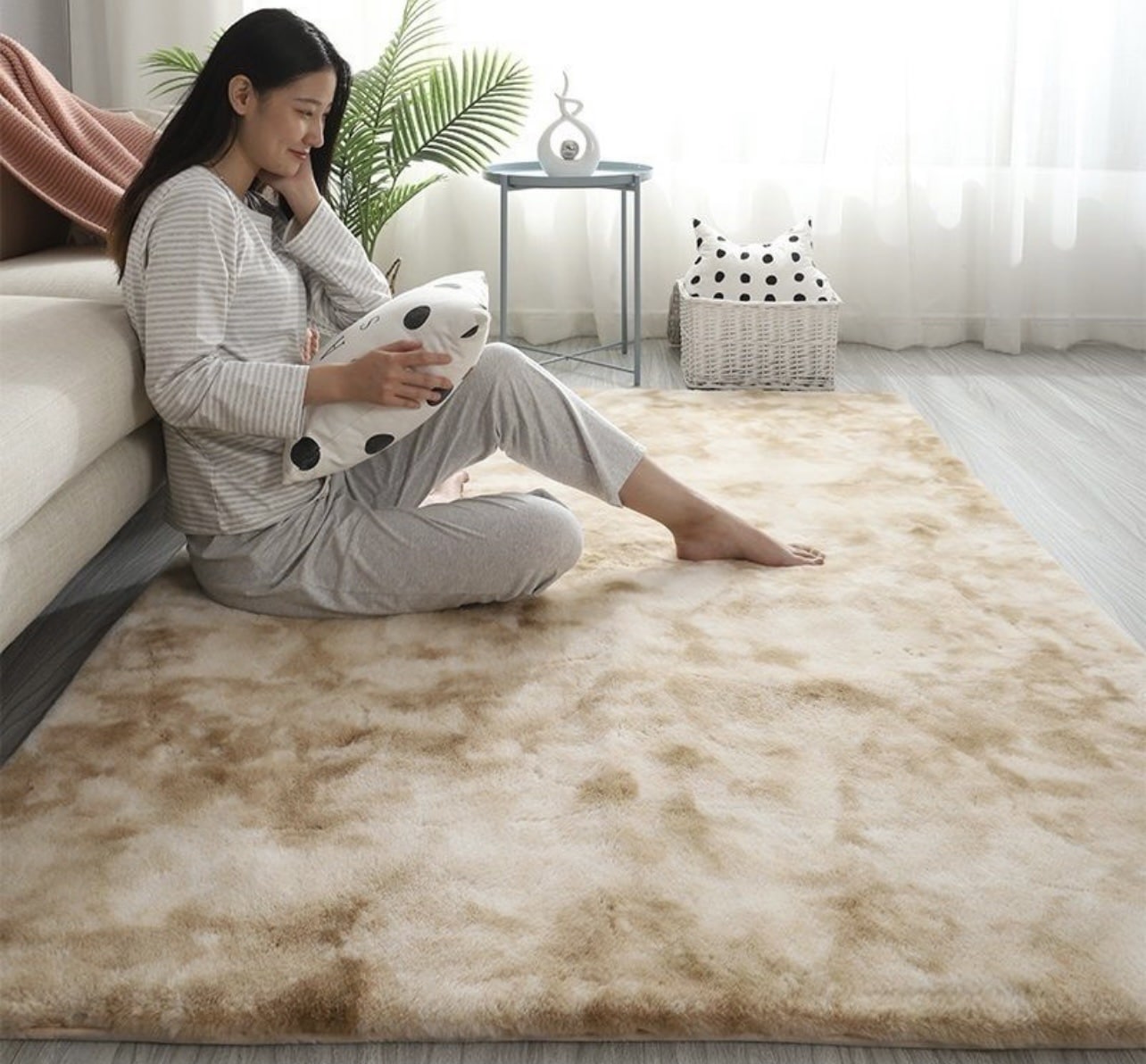 שטיח מולטי בז דגם אסיף