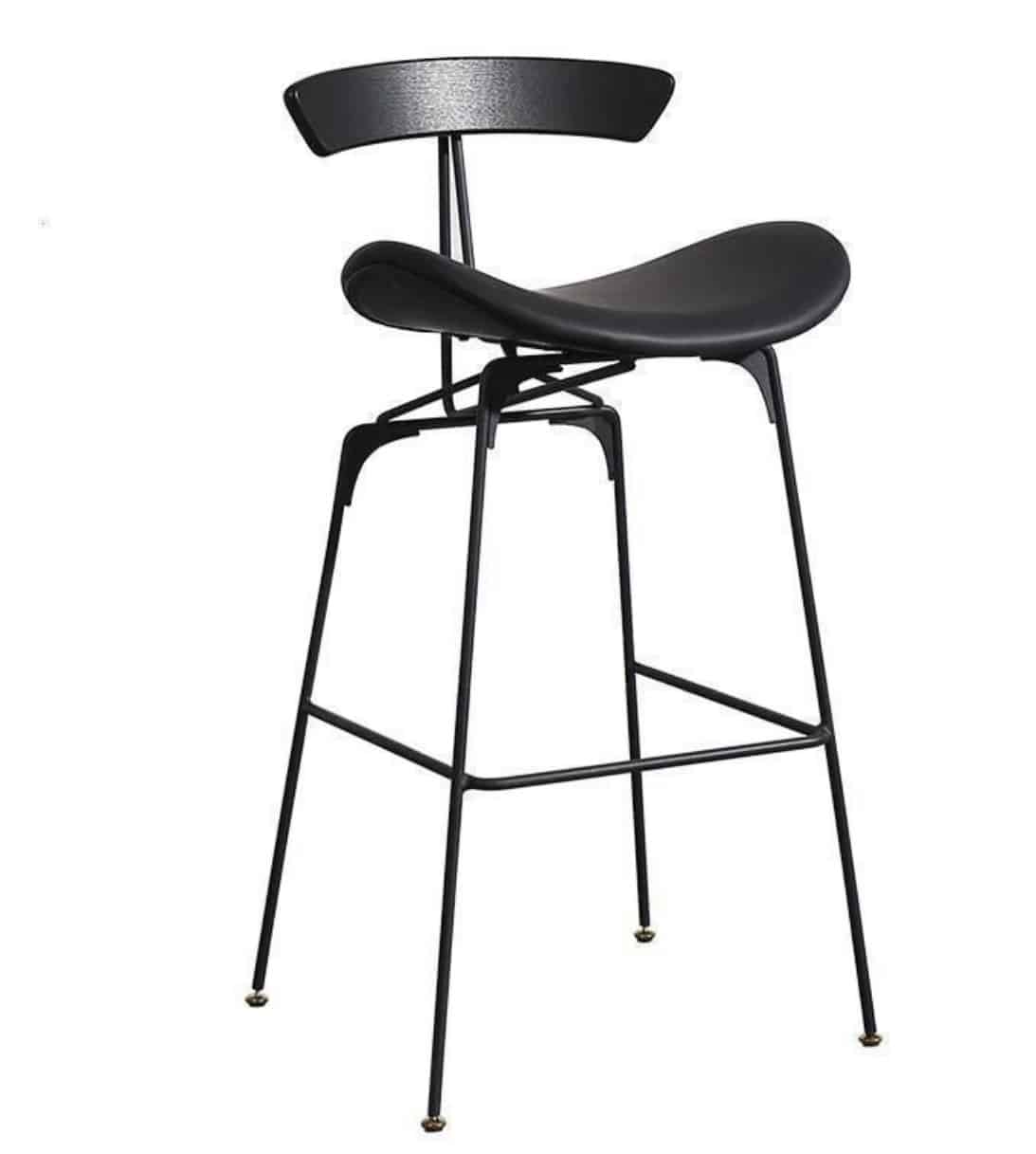 כיסא בר דגם ספיידר שחור כיסא בר דגם ספיידר שחור