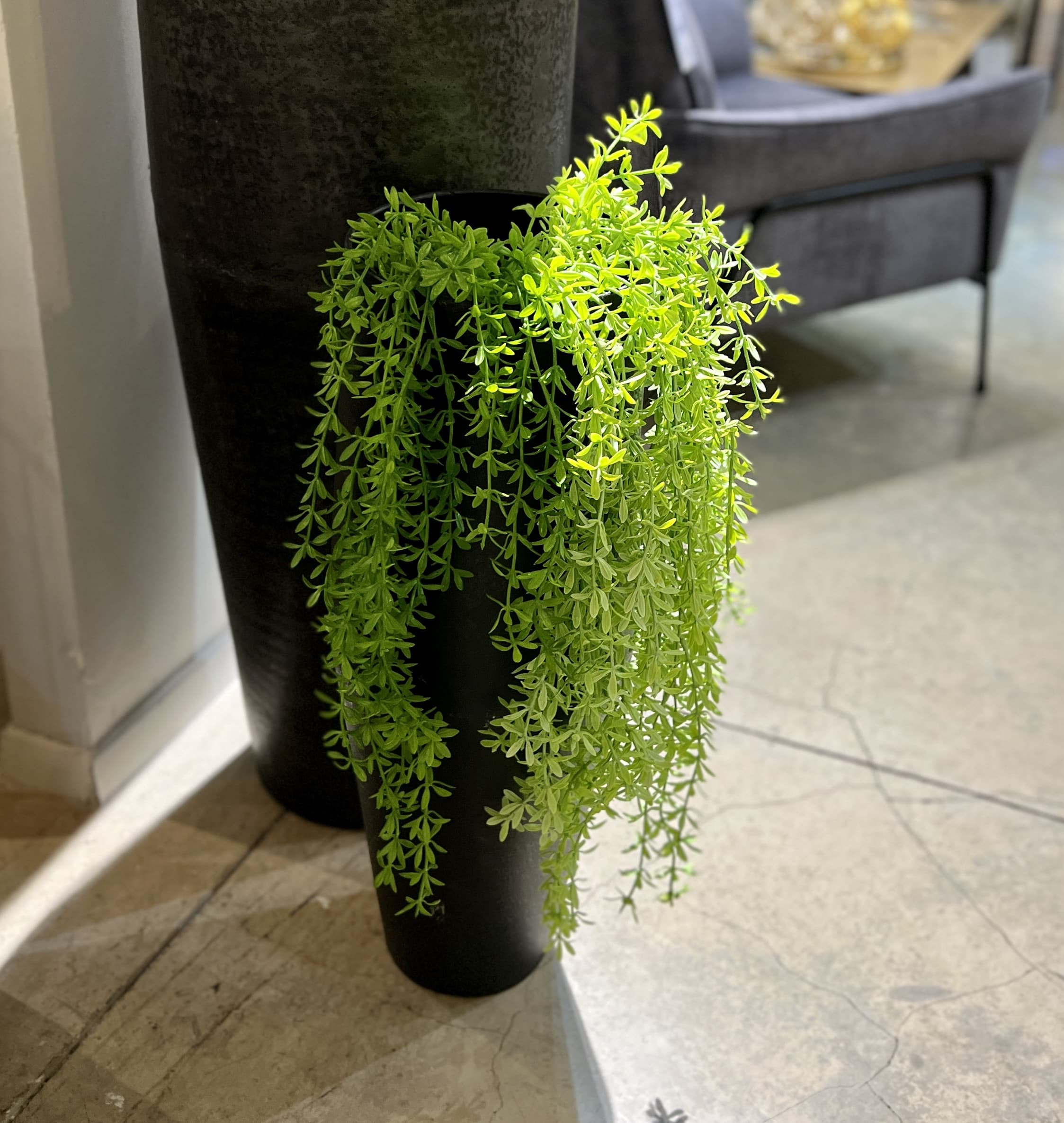 ענף ירק נשפך עלים קטנים 110 ס״מ דגם אליס ענף ירק נשפך עלים קטנים 110 ס״מ דגם אליס