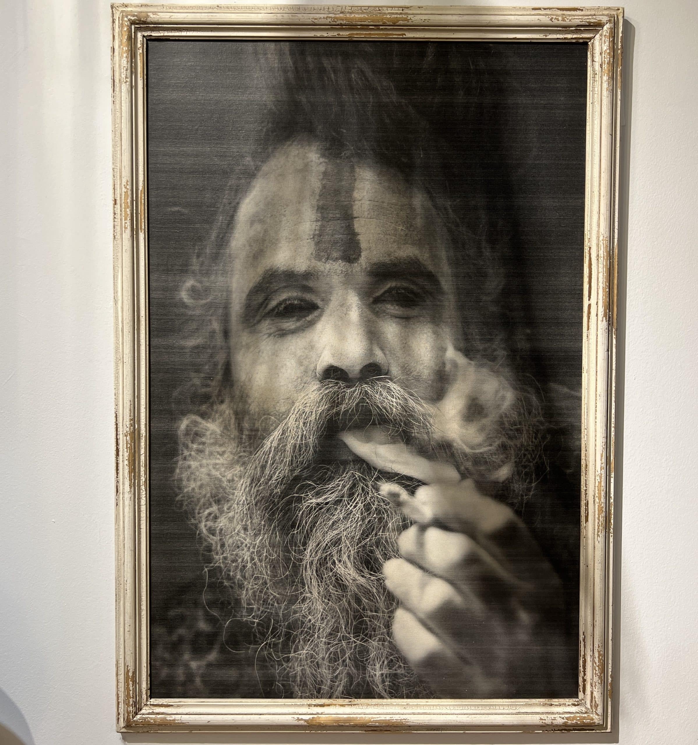 תמונה מעוצבת איש מעשן מקטרת דגם אמבסדור