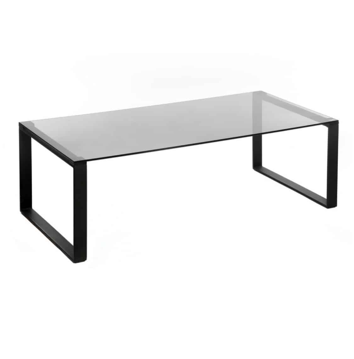 שולחן קפה שחור זכוכית שולחן קפה שחור זכוכית