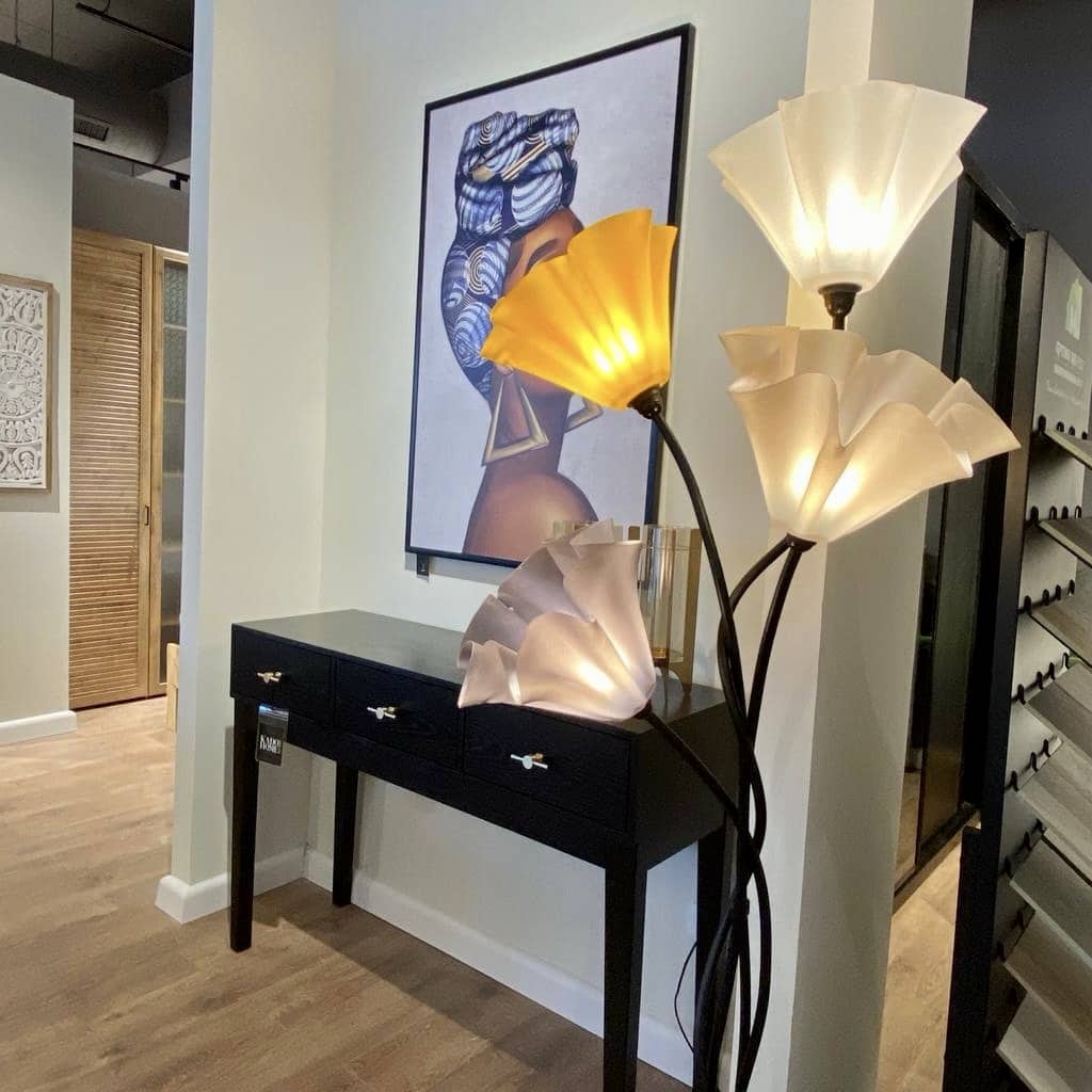 מנורת פרחים 4 קנים