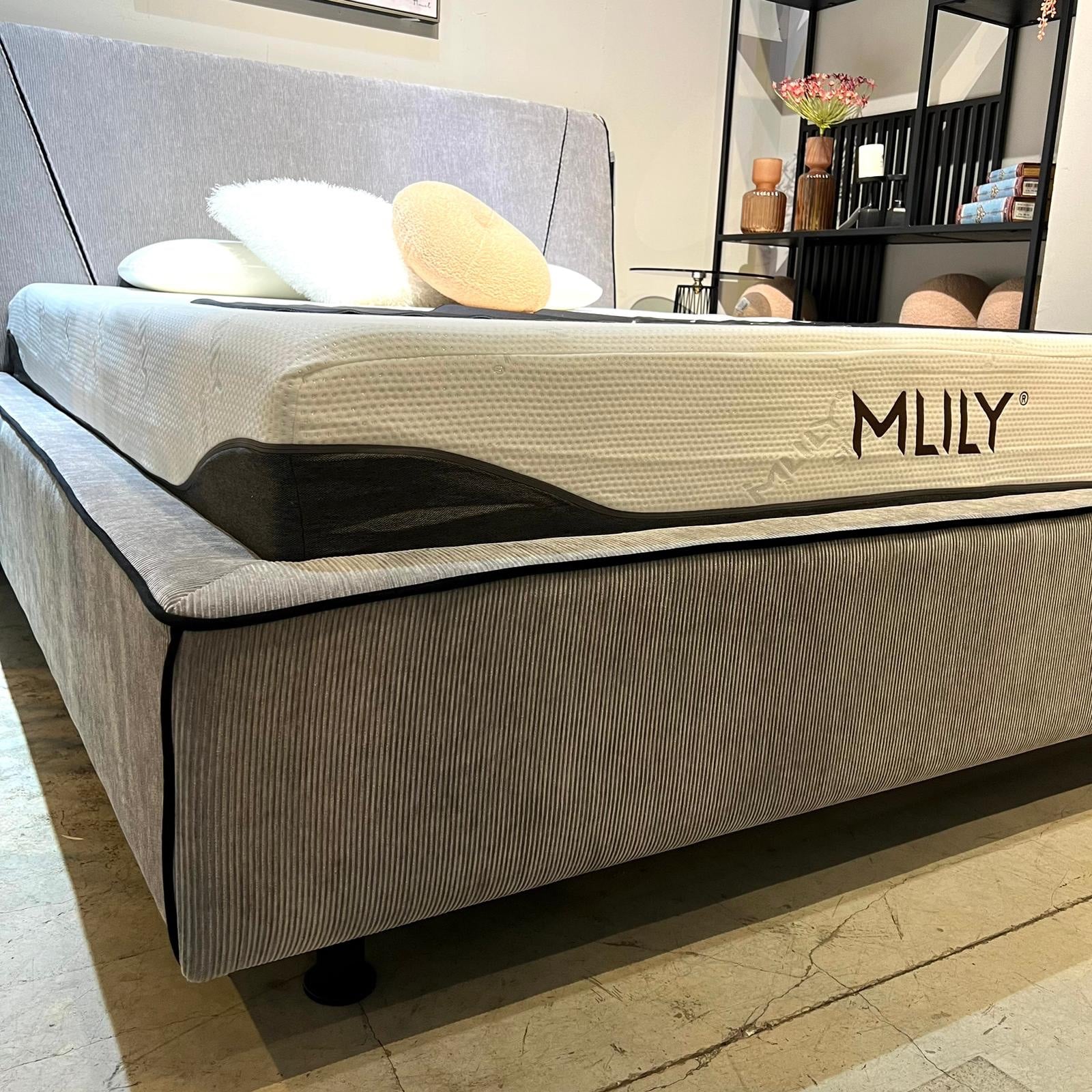 מיטה מעוצבת דגם אסיה בגוון אפור 160/200- חיסול תצוגה (סניף עפולה) מיטה מעוצבת דגם אסיה בגוון אפור 160/200- חיסול תצוגה (סניף עפולה)