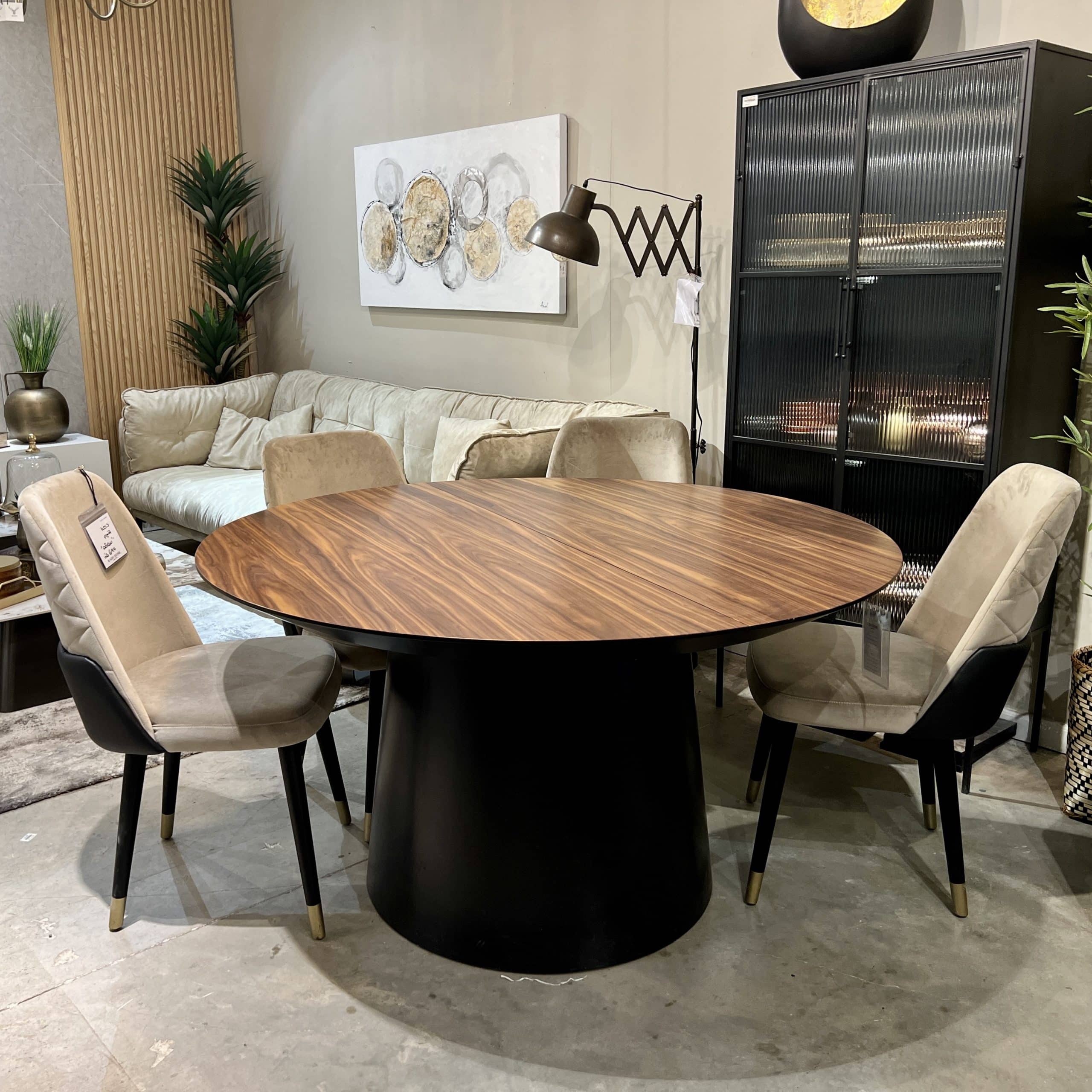 שולחן פינת אוכל עגול דגם פיזה שולחן פינת אוכל עגול דגם פיזה