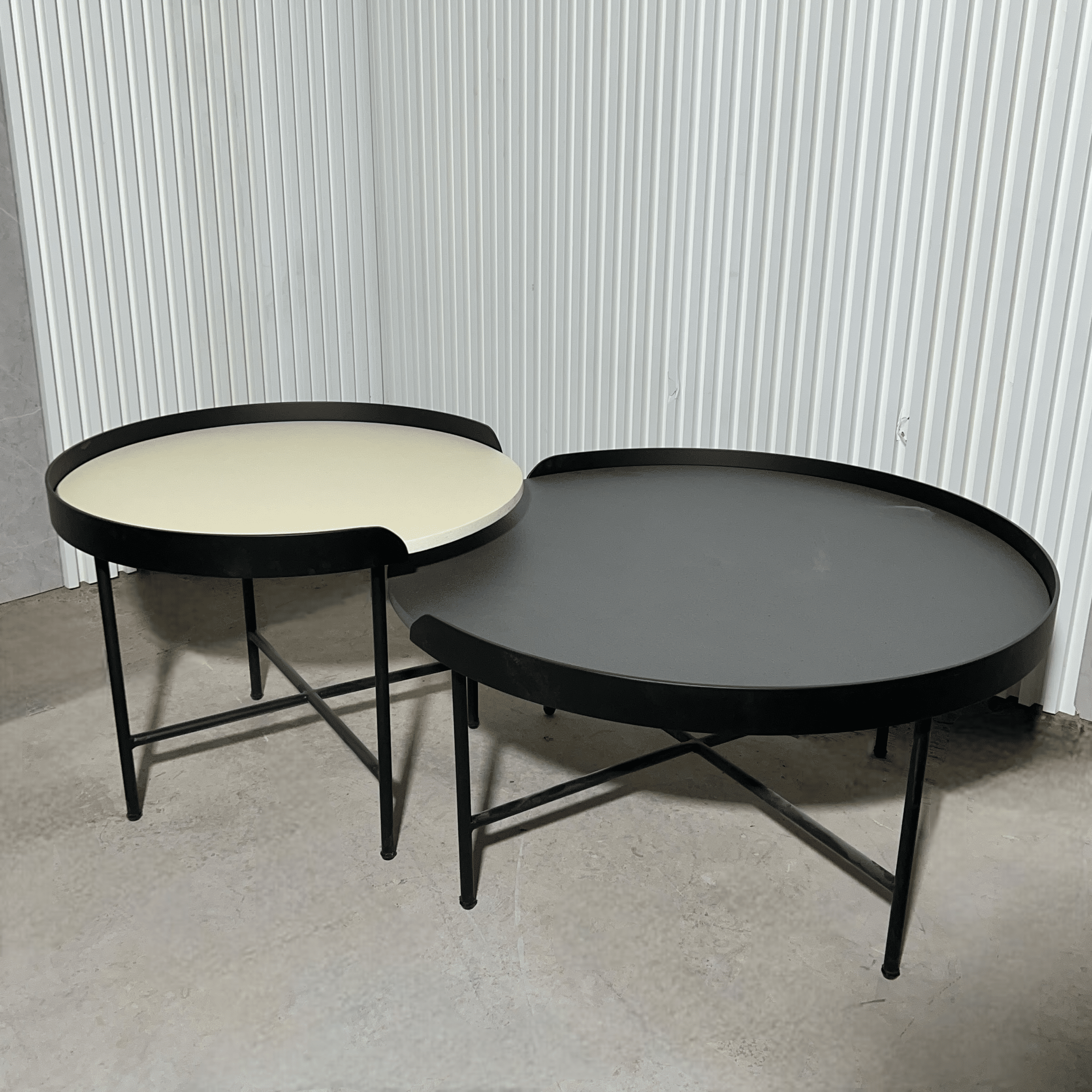 סט שולחנות סלון דגם פלמנגו מגש סט שולחנות סלון דגם פלמנגו מגש