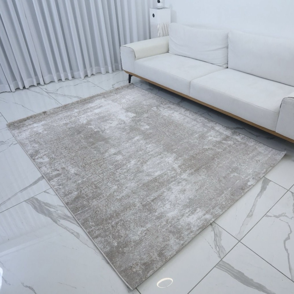 שטיח יוקרה קרם שמנת מעונן דגם אודסה