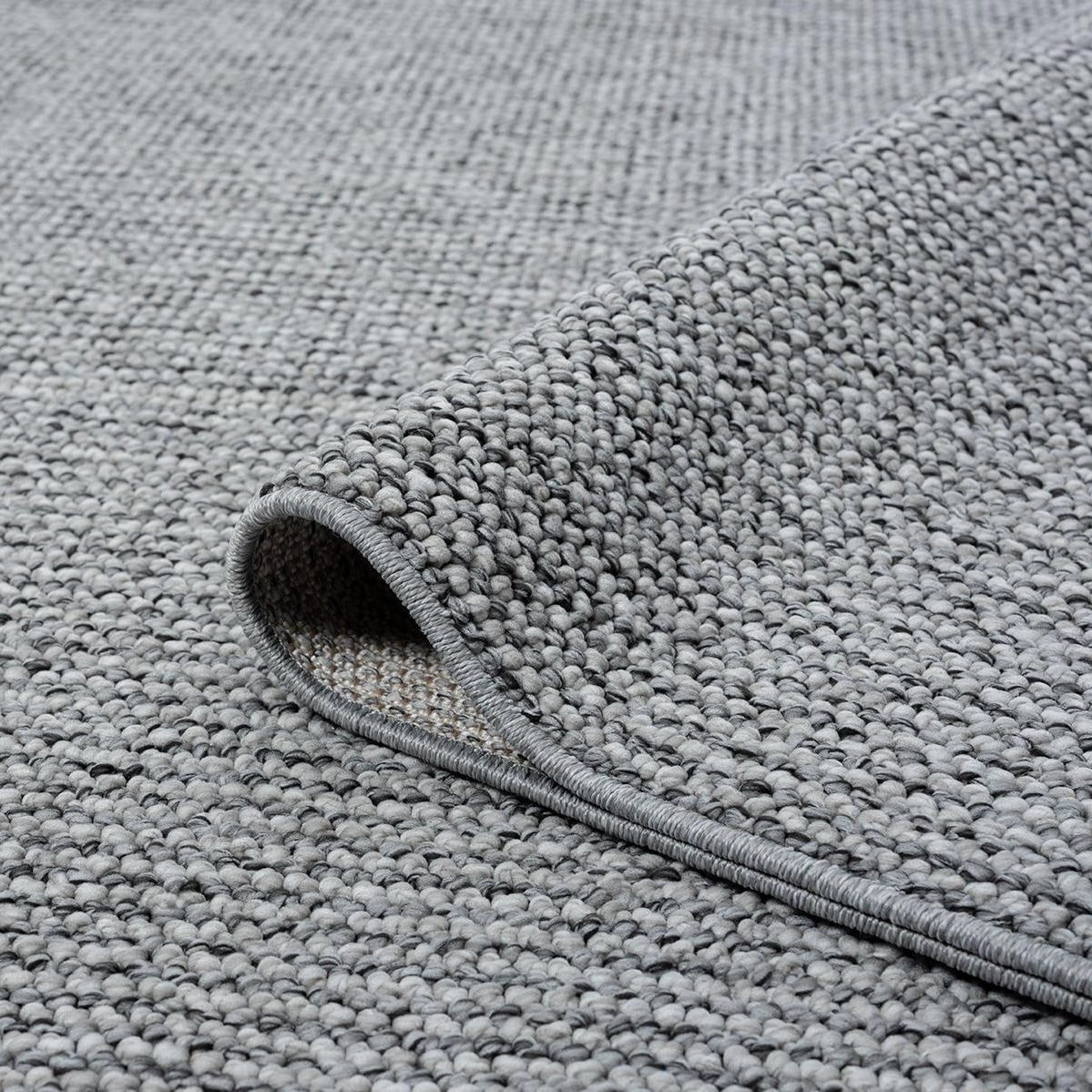 שטיח אפור שחור דגם קאי