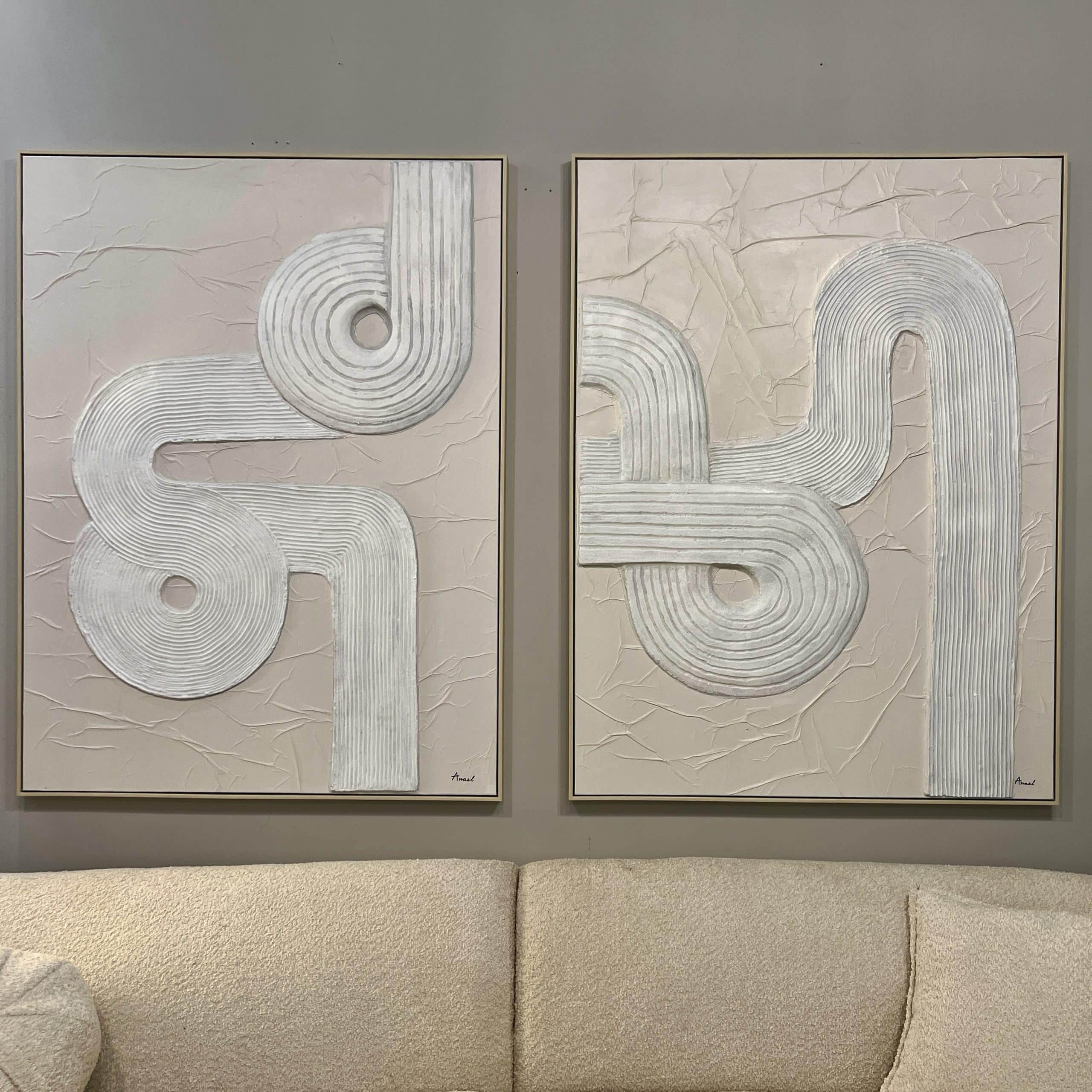 תמונה אנאל אבסטרקטית עבודת יד בשילוב מסגרת תמונה אנאל אבסטרקטית עבודת יד בשילוב מסגרת