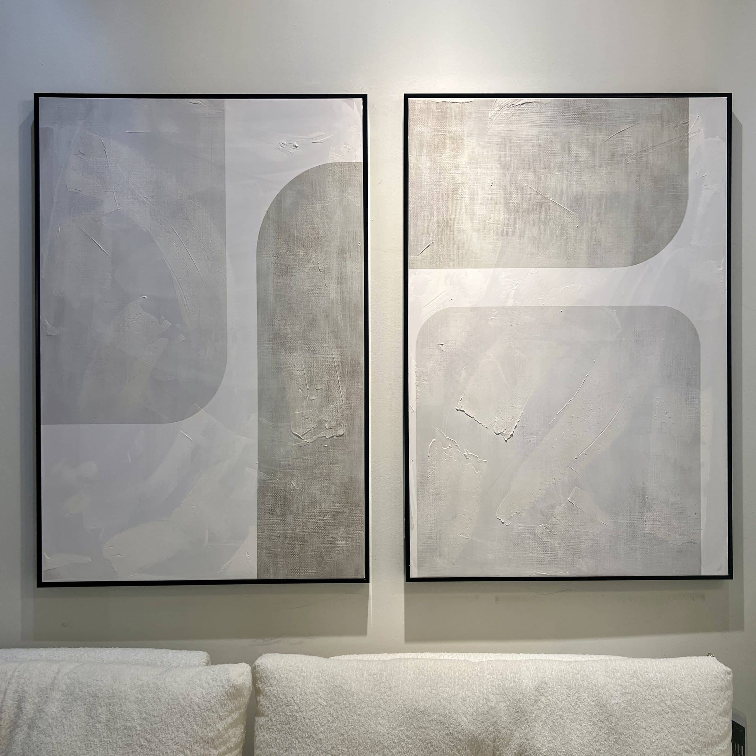 תמונה אבסטרקט אפורים עבודת יד בשילוב מסגרת תמונה אבסטרקט אפורים עבודת יד בשילוב מסגרת