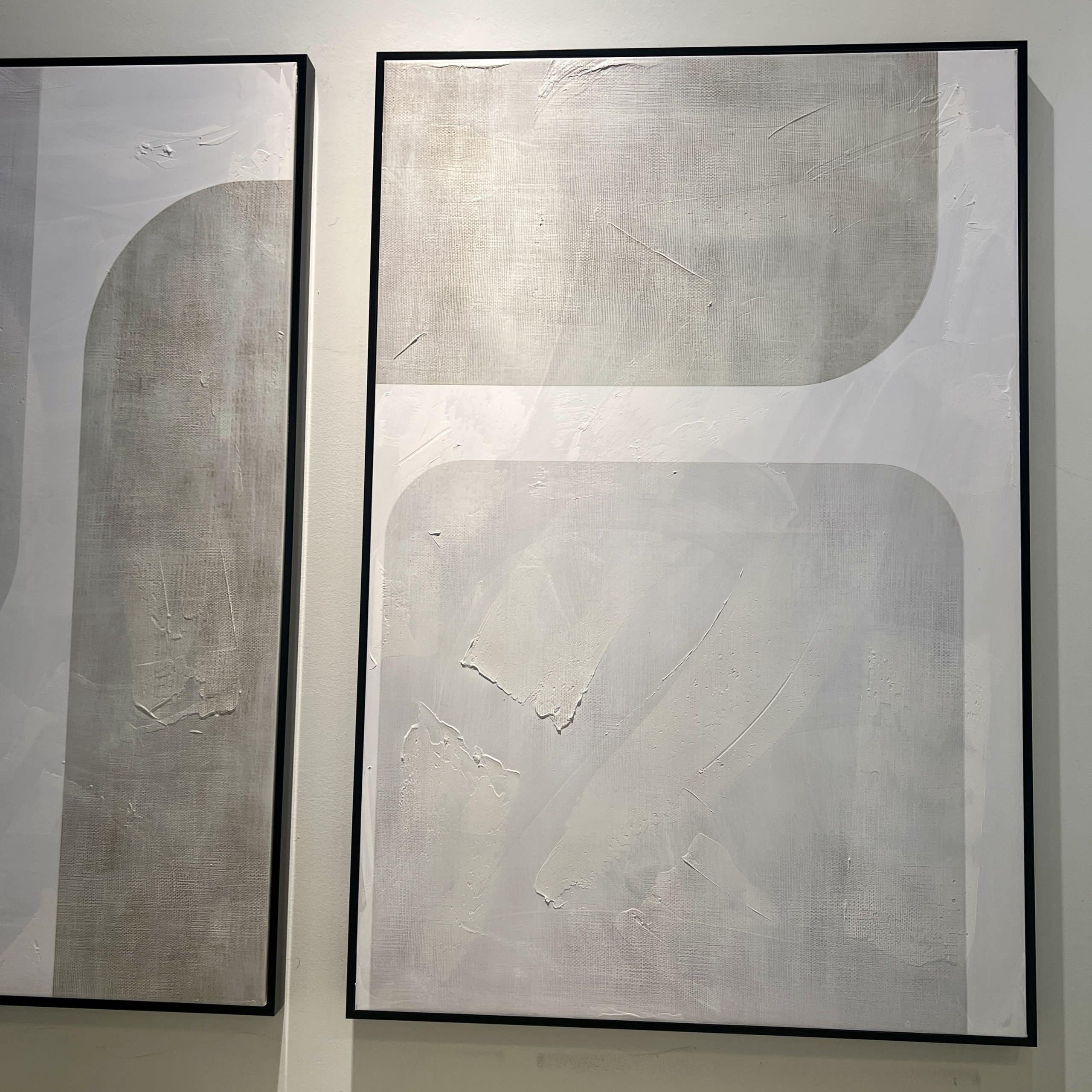 תמונה אבסטרקט אפורים עבודת יד בשילוב מסגרת תמונה אבסטרקט אפורים עבודת יד בשילוב מסגרת