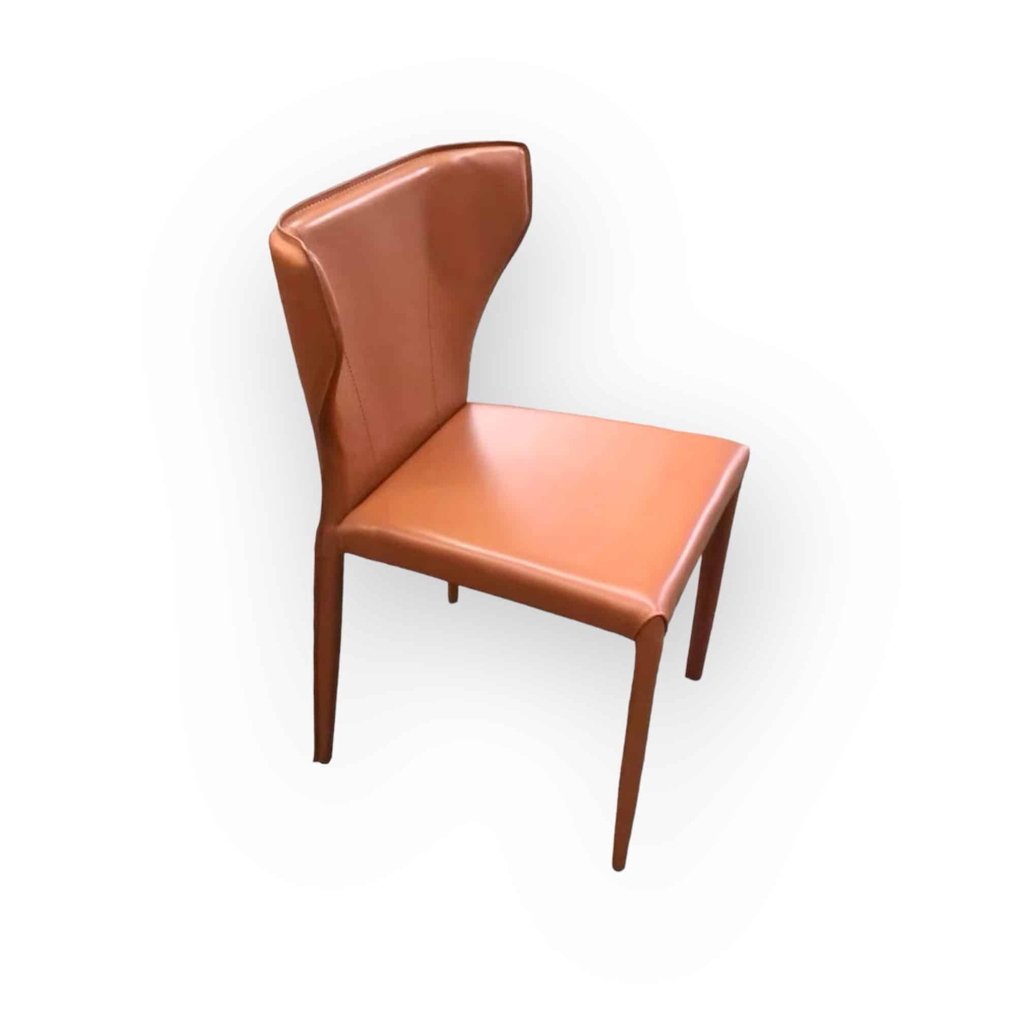 כיסא מעוצב יוקרתי דמוי עור חום דגם מרציאנו- חיסול מלאי! כיסא מעוצב יוקרתי דמוי עור חום דגם מרציאנו- חיסול מלאי!