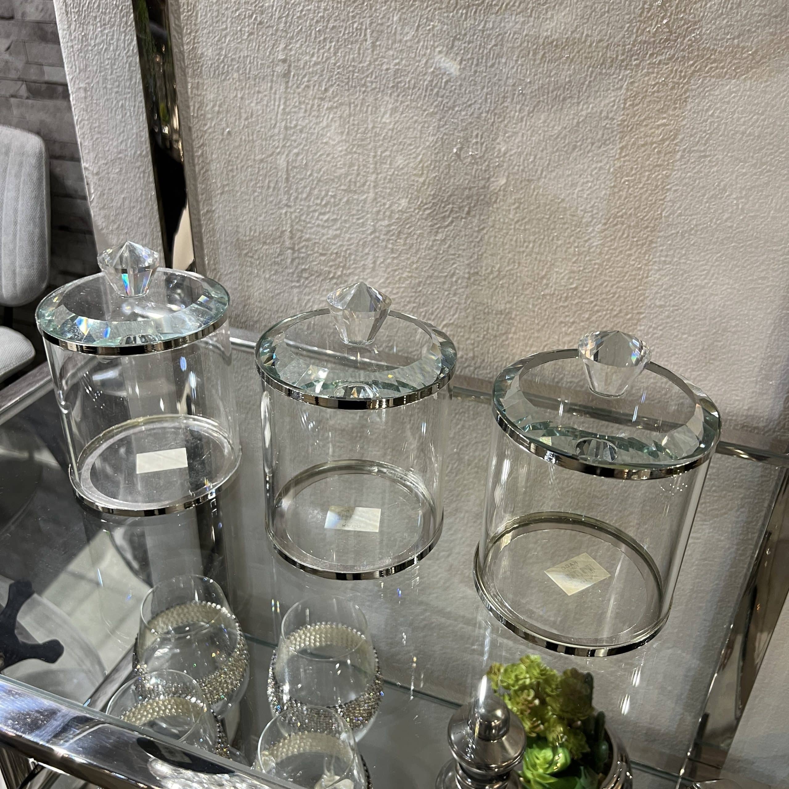 סט תה קפה סוכר זכוכית מכסה קריסטל יוקרתי דגם איקו סט תה קפה סוכר זכוכית מכסה קריסטל יוקרתי דגם איקו