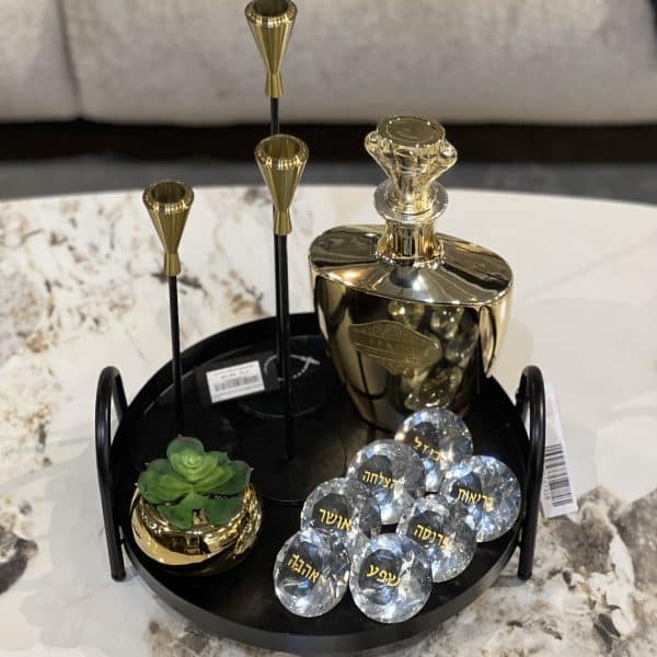 אבן קריסטל כיתוב גדולה דגם איקו