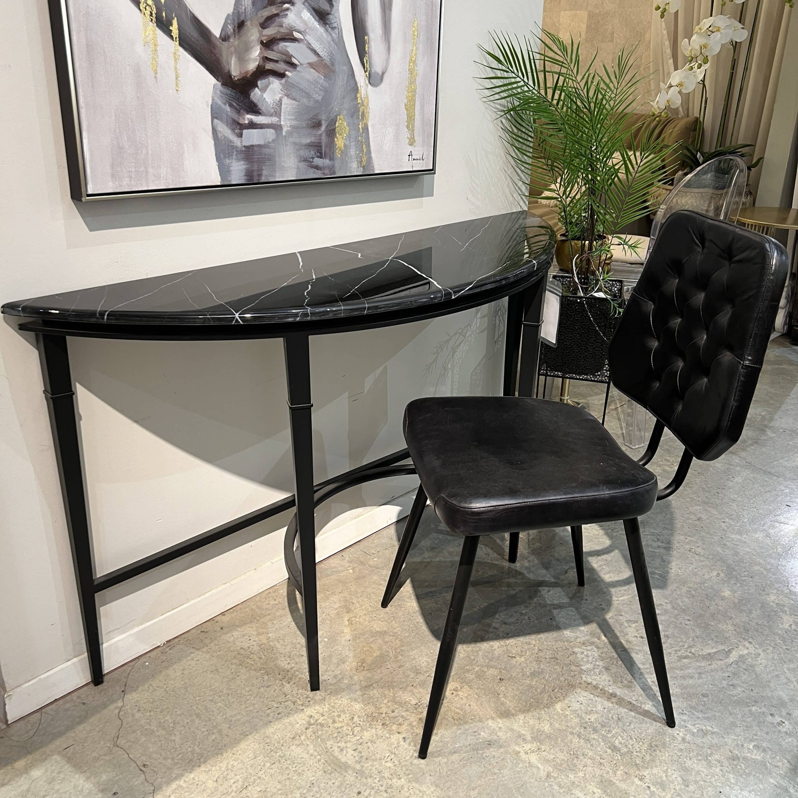 קונסולה שיש שחור דגם עדן