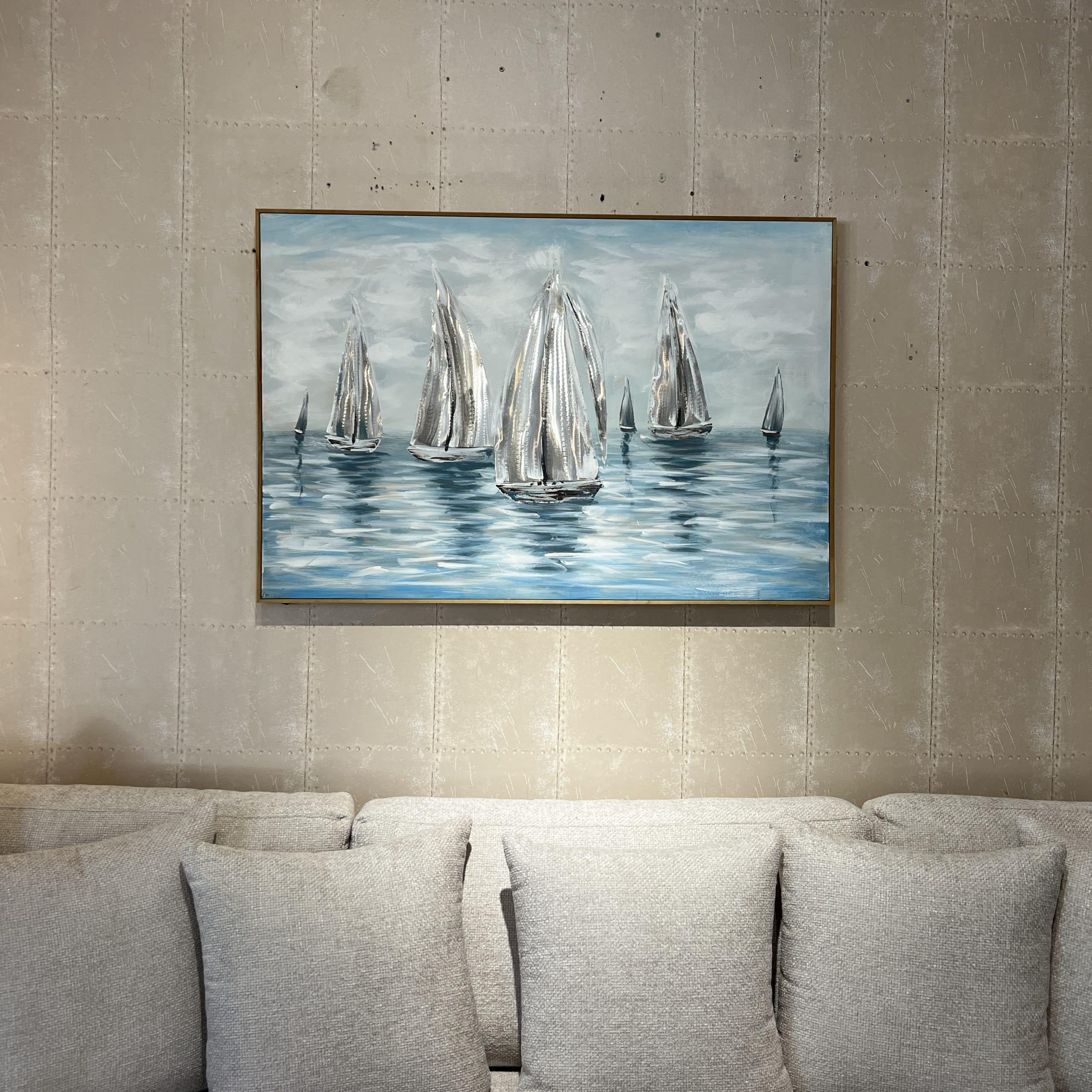 תמונה עבודת יד תבליטים אוניות תכלת וניקל מסגרת עץ דגם איקו תמונה עבודת יד תבליטים אוניות תכלת וניקל מסגרת עץ דגם איקו