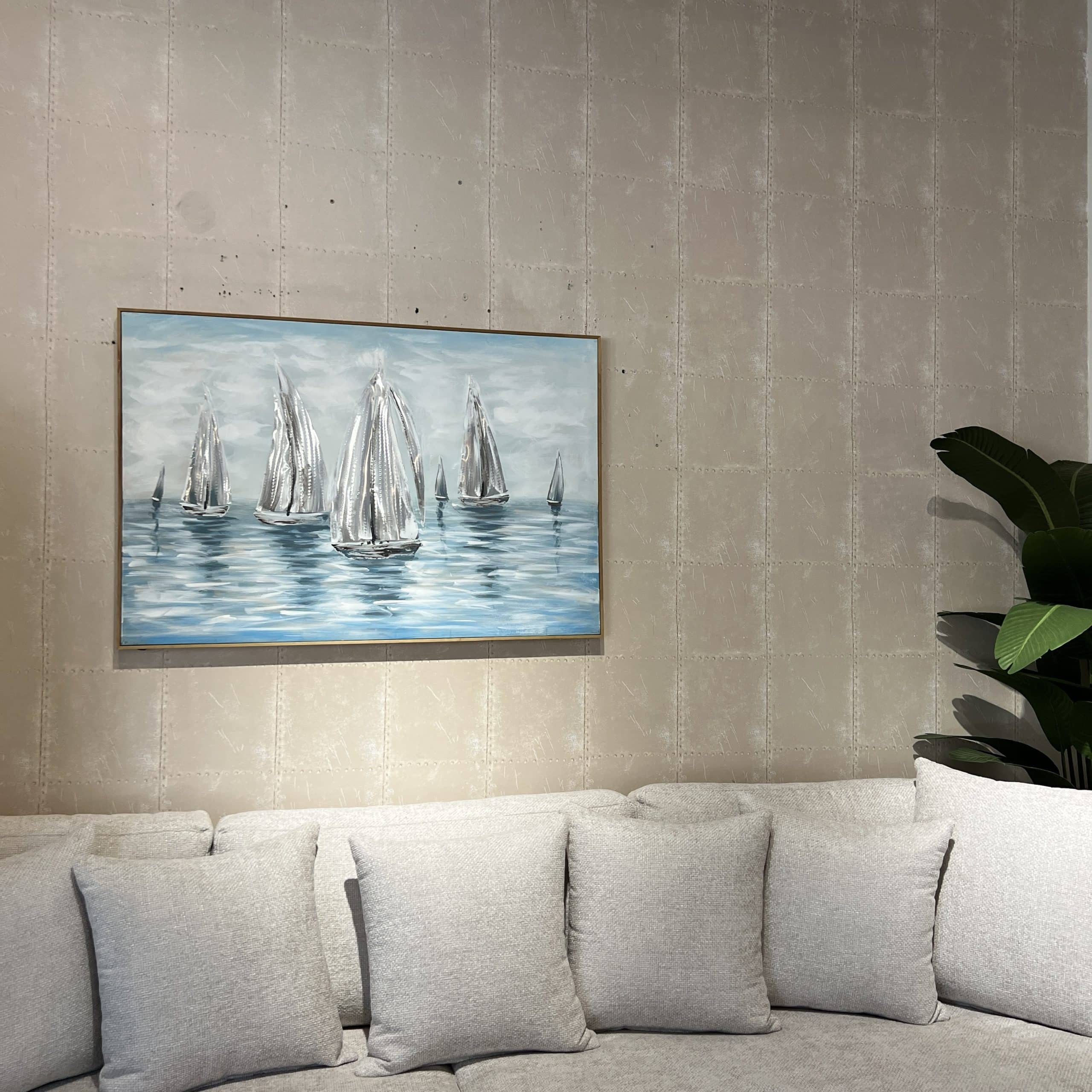 תמונה עבודת יד תבליטים אוניות תכלת וניקל מסגרת עץ דגם איקו תמונה עבודת יד תבליטים אוניות תכלת וניקל מסגרת עץ דגם איקו