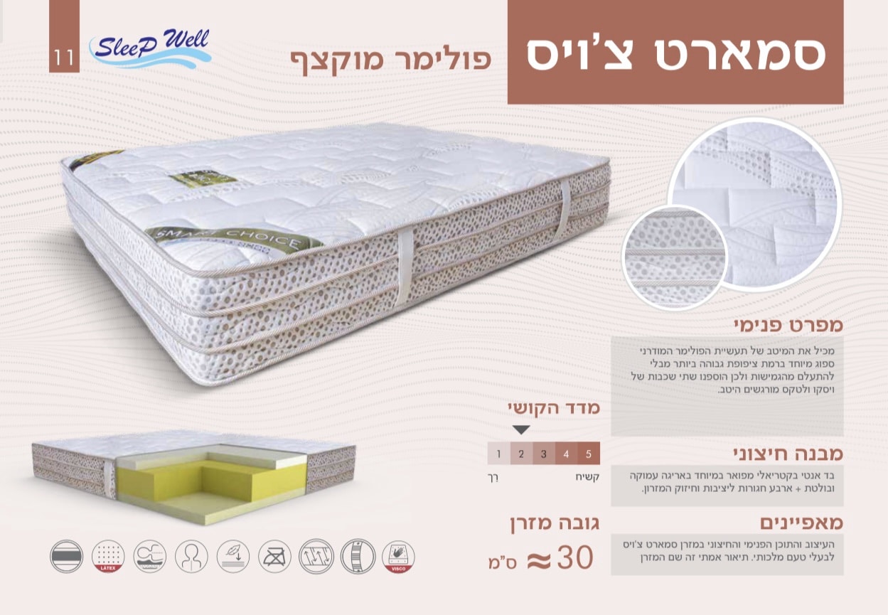 מזרון דגם סמארט צויס מזרון דגם סמארט צויס