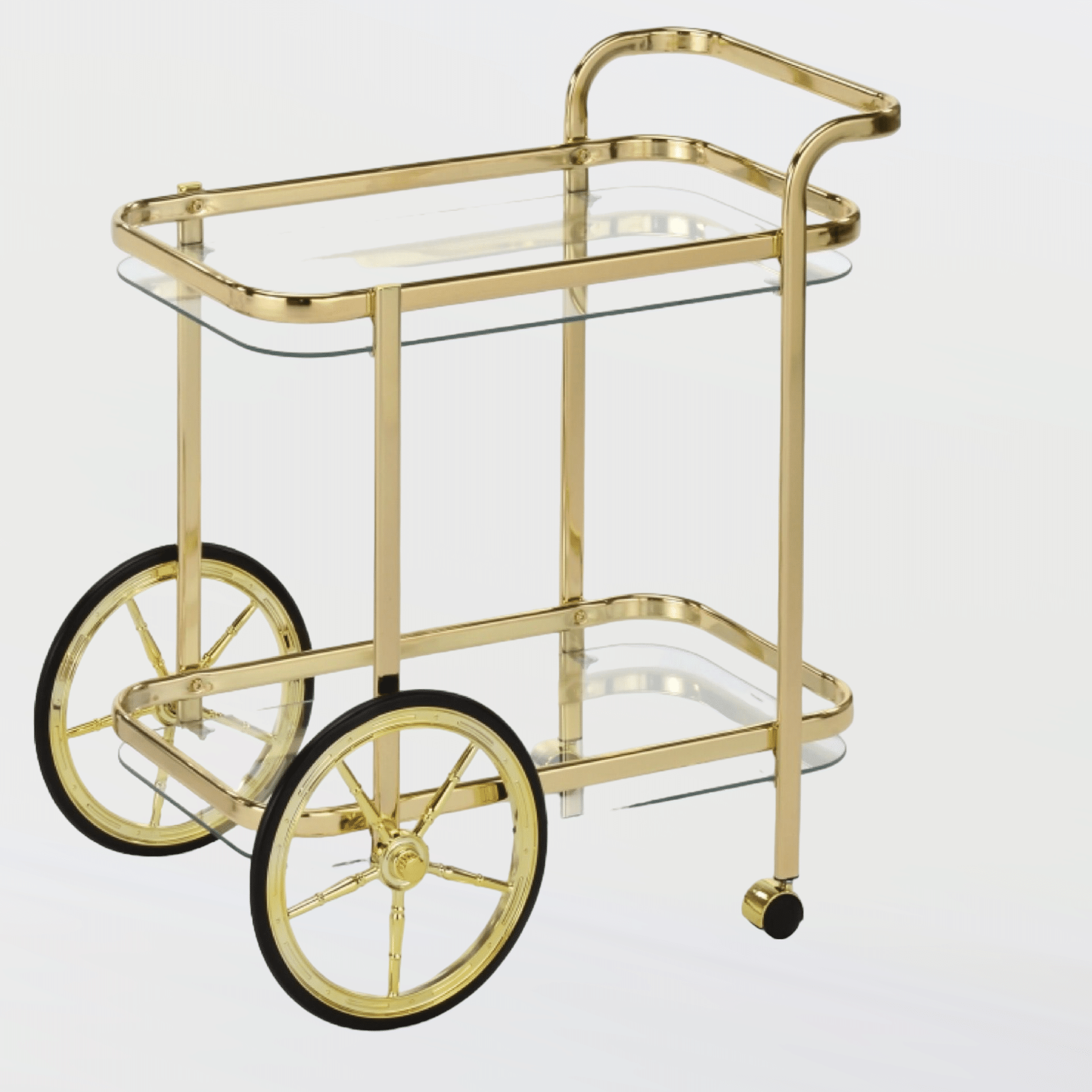 עגלת משקאות זהב דגם רוני עגלת משקאות זהב דגם רוני