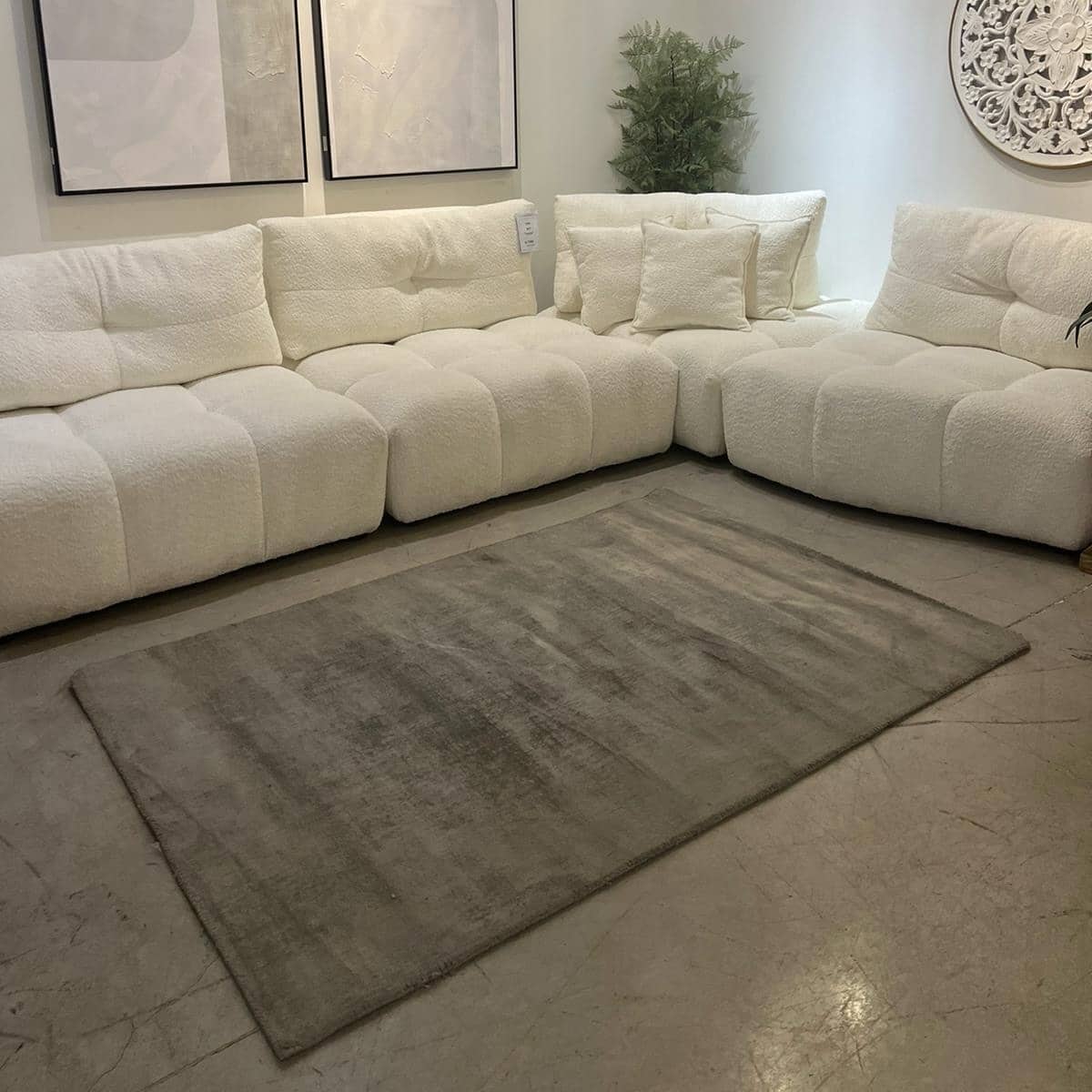 שטיח טימבר כסף