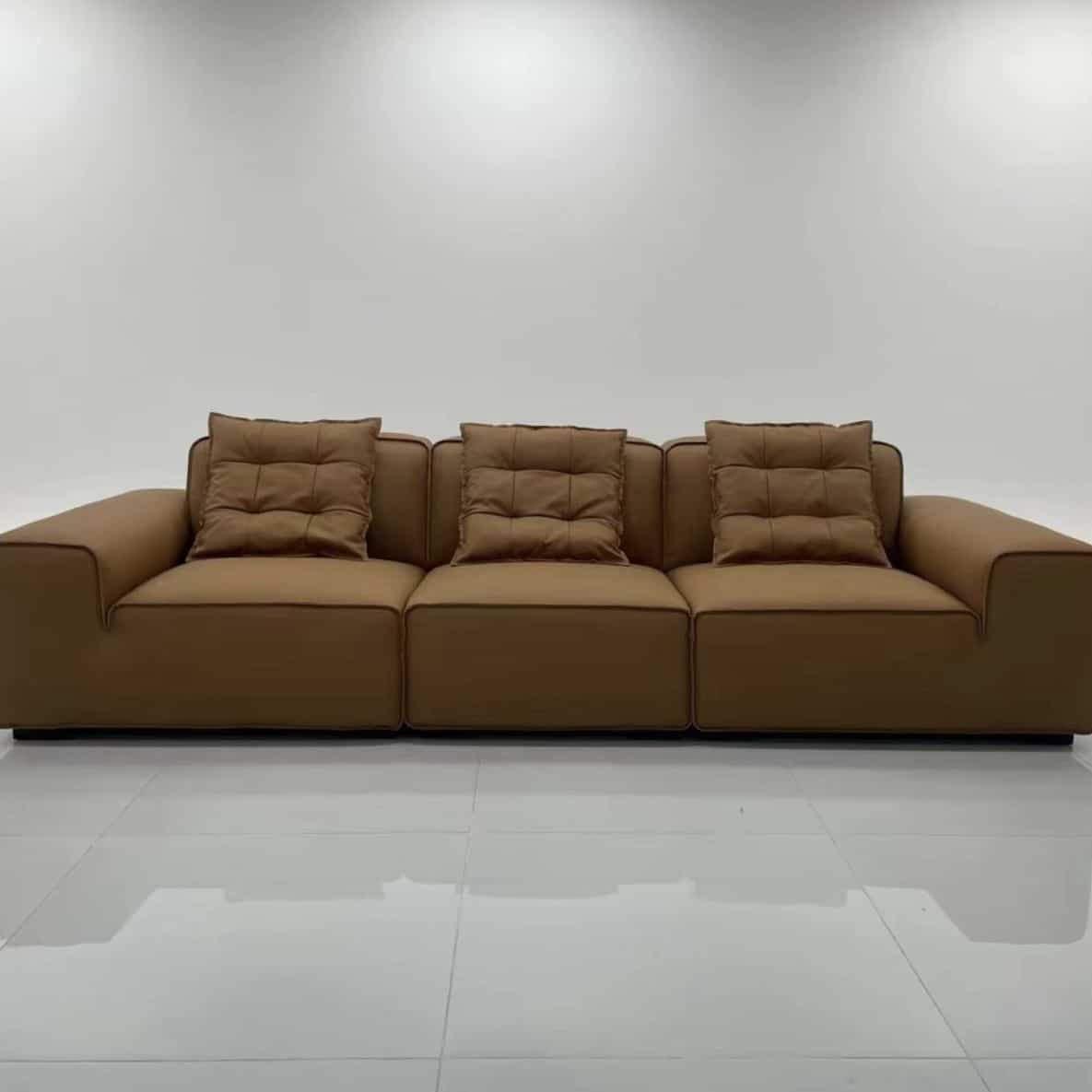 ספת עור יוקרתית כאמל קרלוס דגם סופיטל ספת עור יוקרתית כאמל קרלוס דגם סופיטל