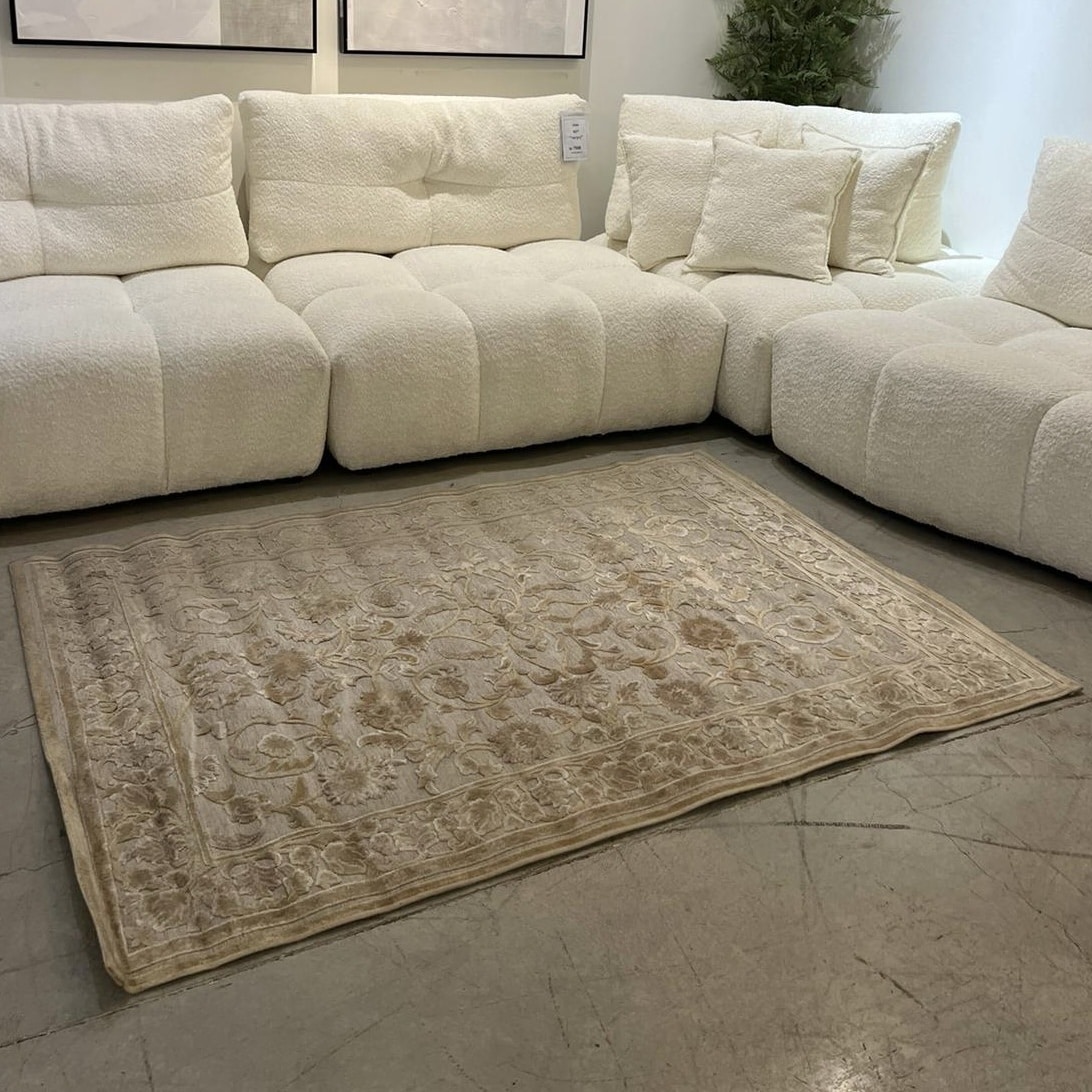 שטיח מרוקאי עיטורי פרחים דגם מרסלו