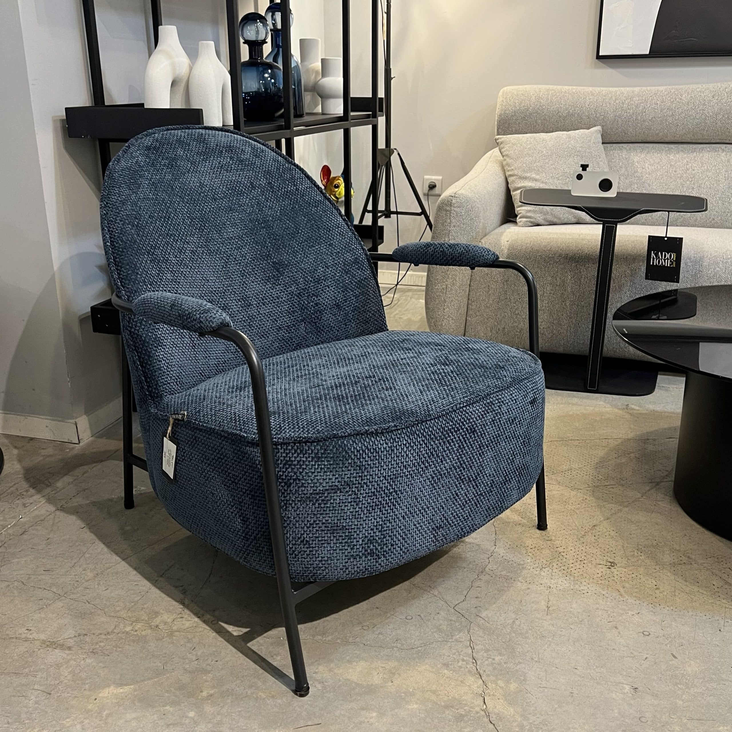 כורסא אריג כחול ברזל שחור פורטופינו דגם סופיטל- אחרונה! כורסא אריג כחול ברזל שחור פורטופינו דגם סופיטל- אחרונה!