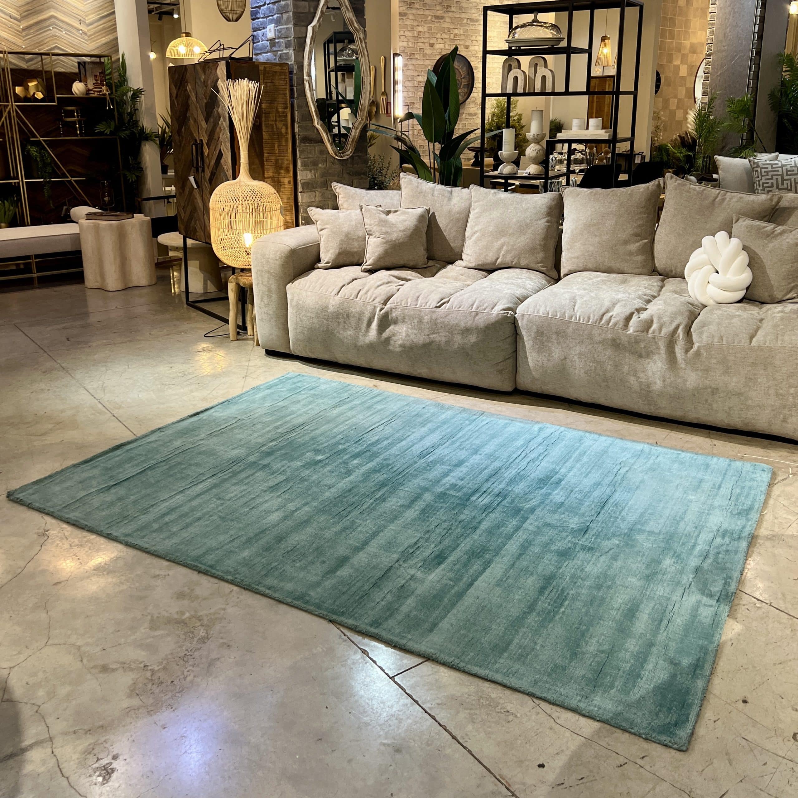 שטיח טימבר טורקיז