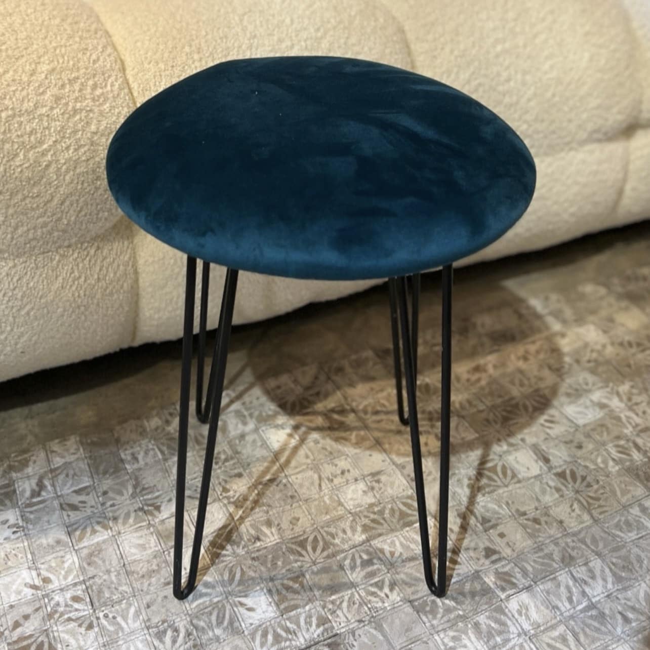 הדום עגול קטן דגם ארט בצבעים