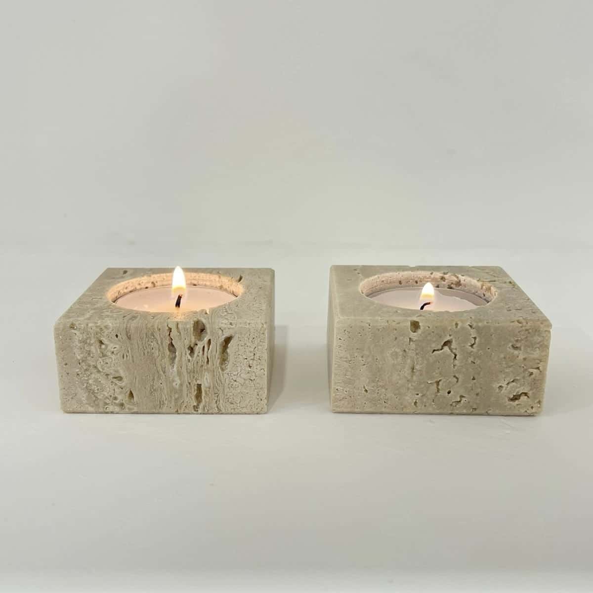 זוג טרוונטין פמוטי ריבוע נמוך דגם פרל זוג טרוונטין פמוטי ריבוע נמוך דגם פרל