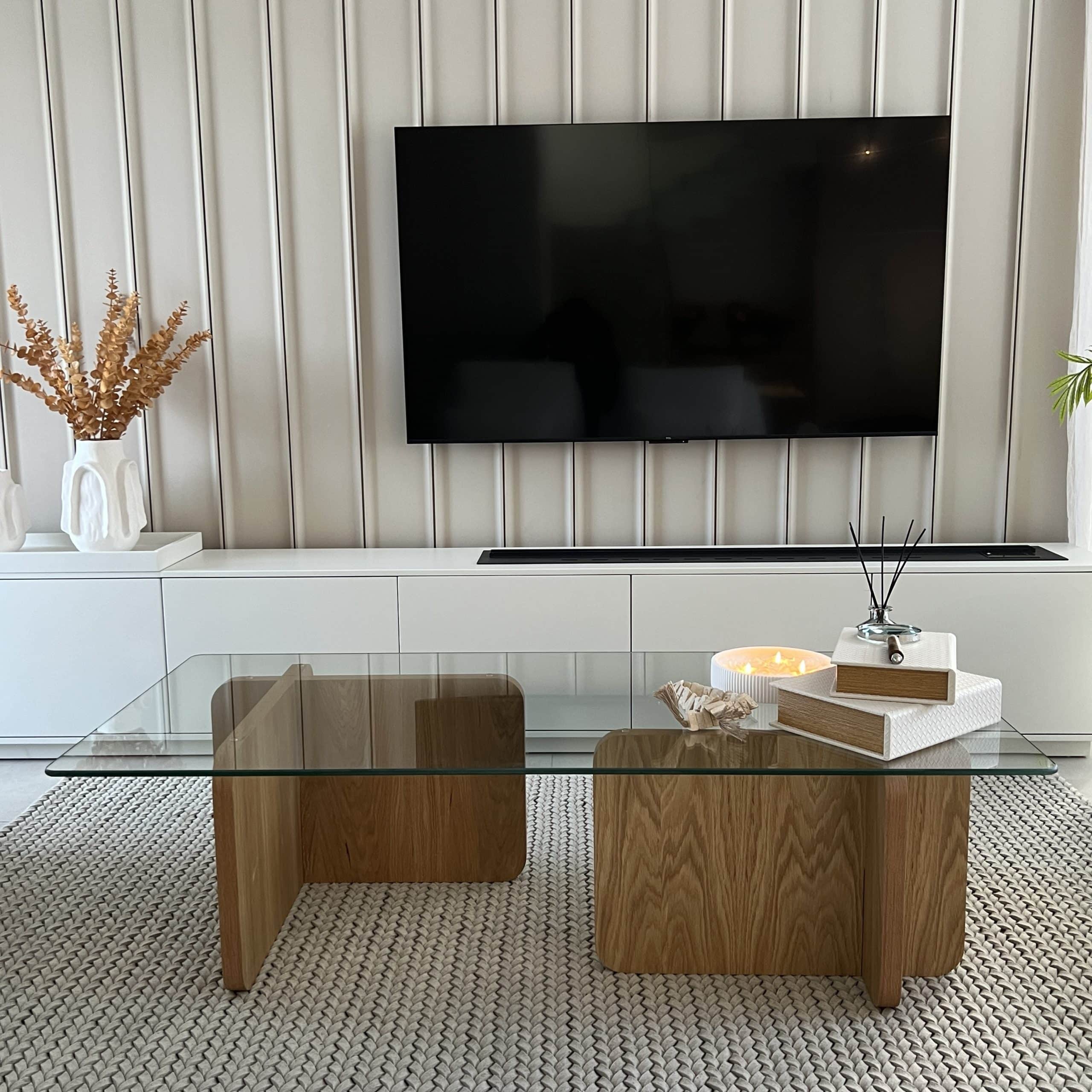 שולחן סלון יוקרתי זכוכית ועץ דגם מואנה | בעיצוב אישי שולחן סלון יוקרתי זכוכית ועץ דגם מואנה | בעיצוב אישי