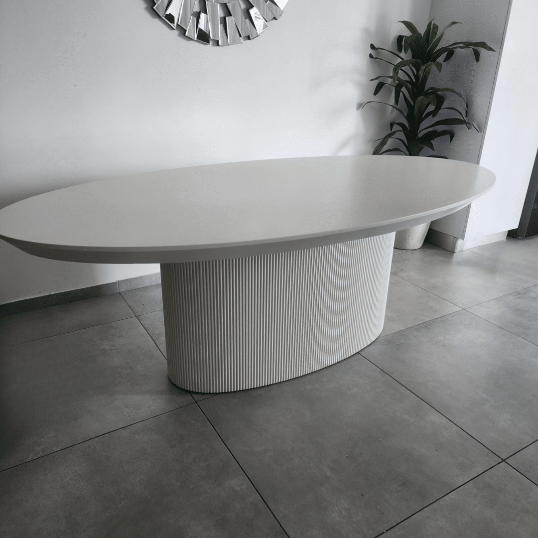 שולחן פינת אוכל אובלי דגם ריבולי שולחן פינת אוכל אובלי דגם ריבולי