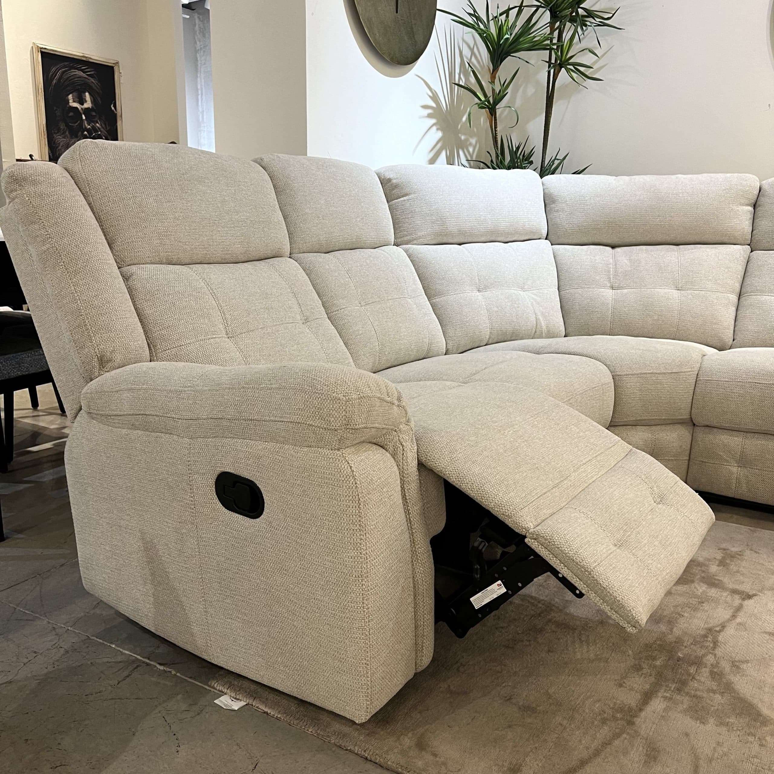 ספה פינתית ריקליינר שמאל אבן דגם טרי ספה פינתית ריקליינר שמאל אבן דגם טרי