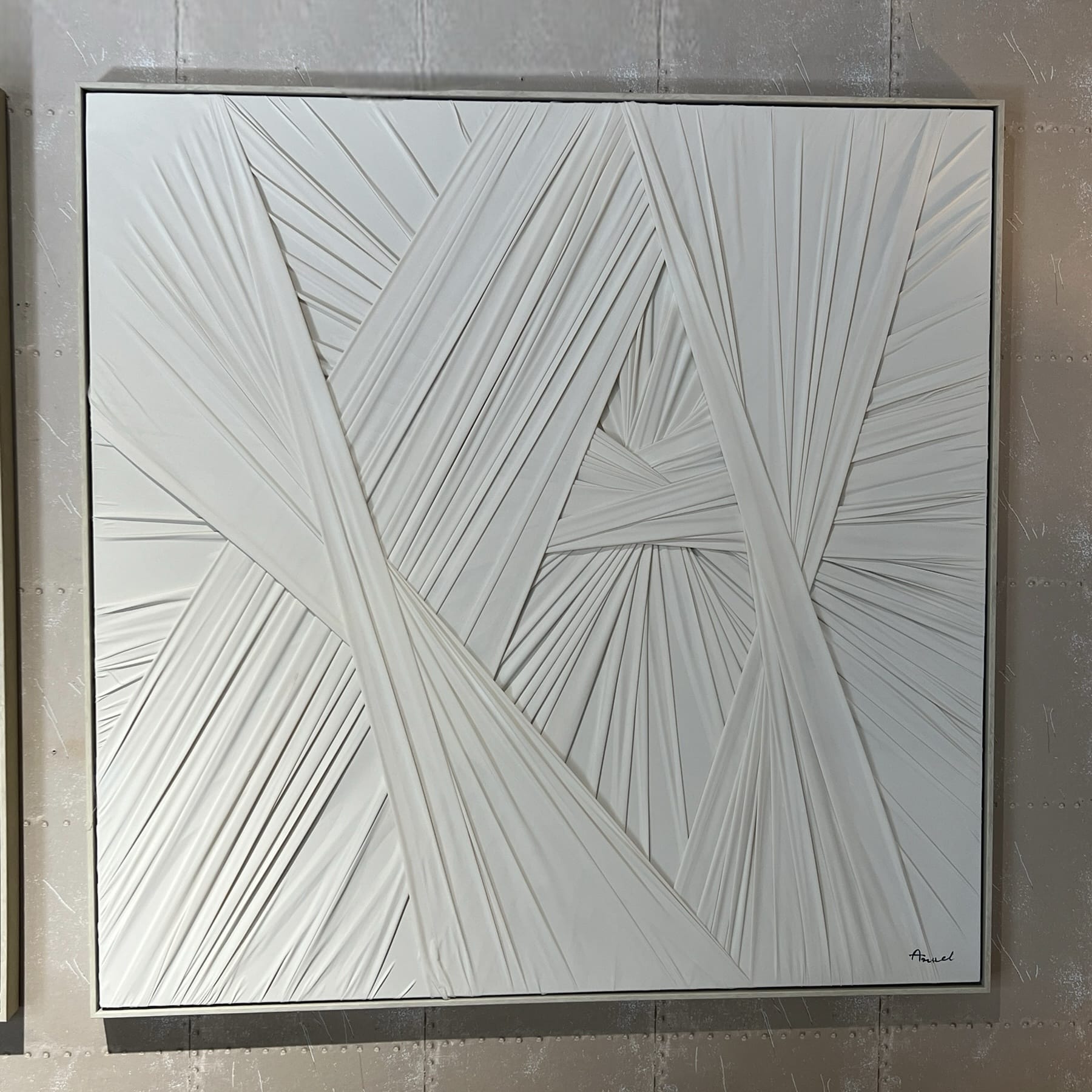 תמונה עבודת יד בגווני שמנת ושילוב בד דגם אנאל תמונה עבודת יד בגווני שמנת ושילוב בד דגם אנאל