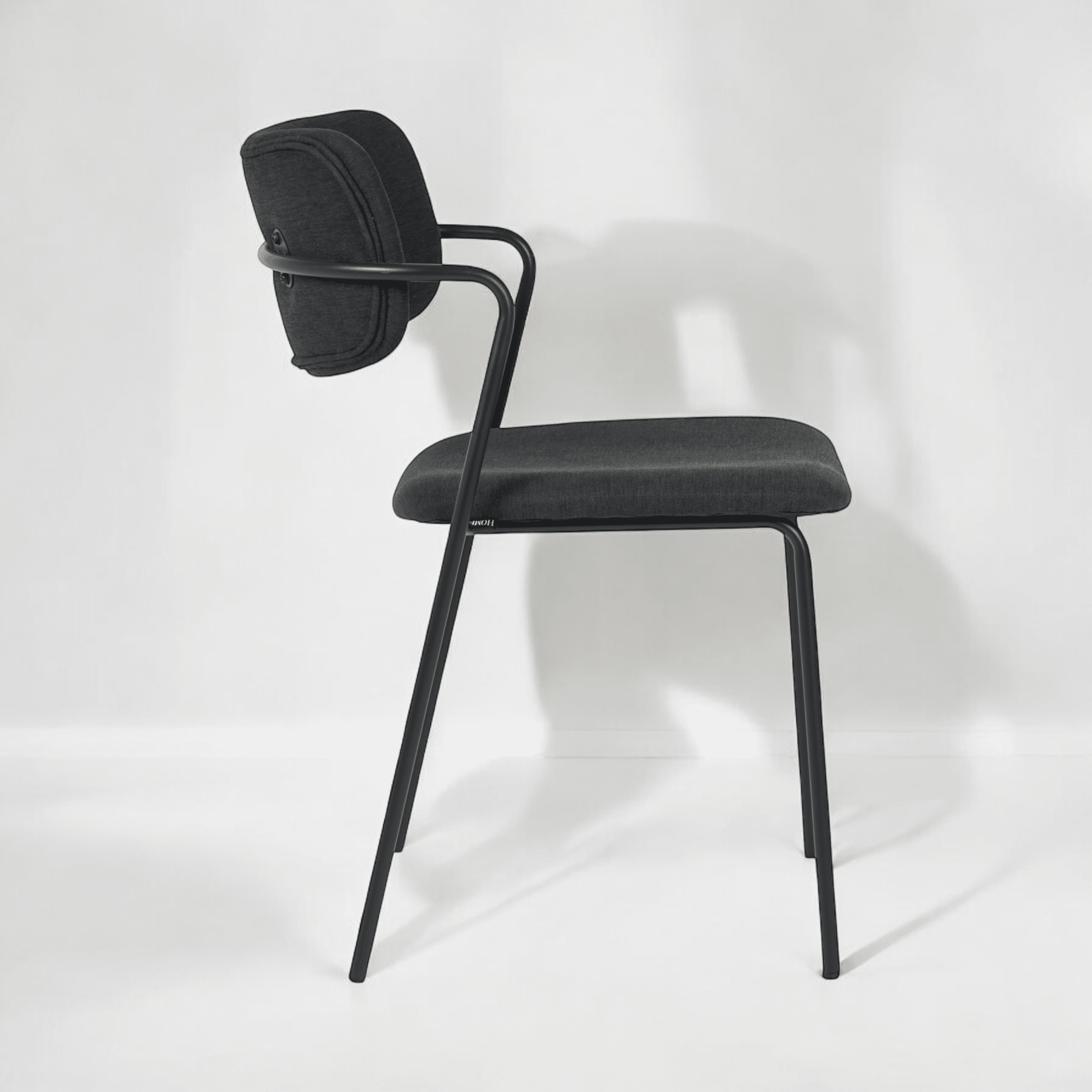 כיסא דגם לוסיאן בד אריג שחור אפור - SALE כיסא דגם לוסיאן בד אריג שחור אפור - SALE