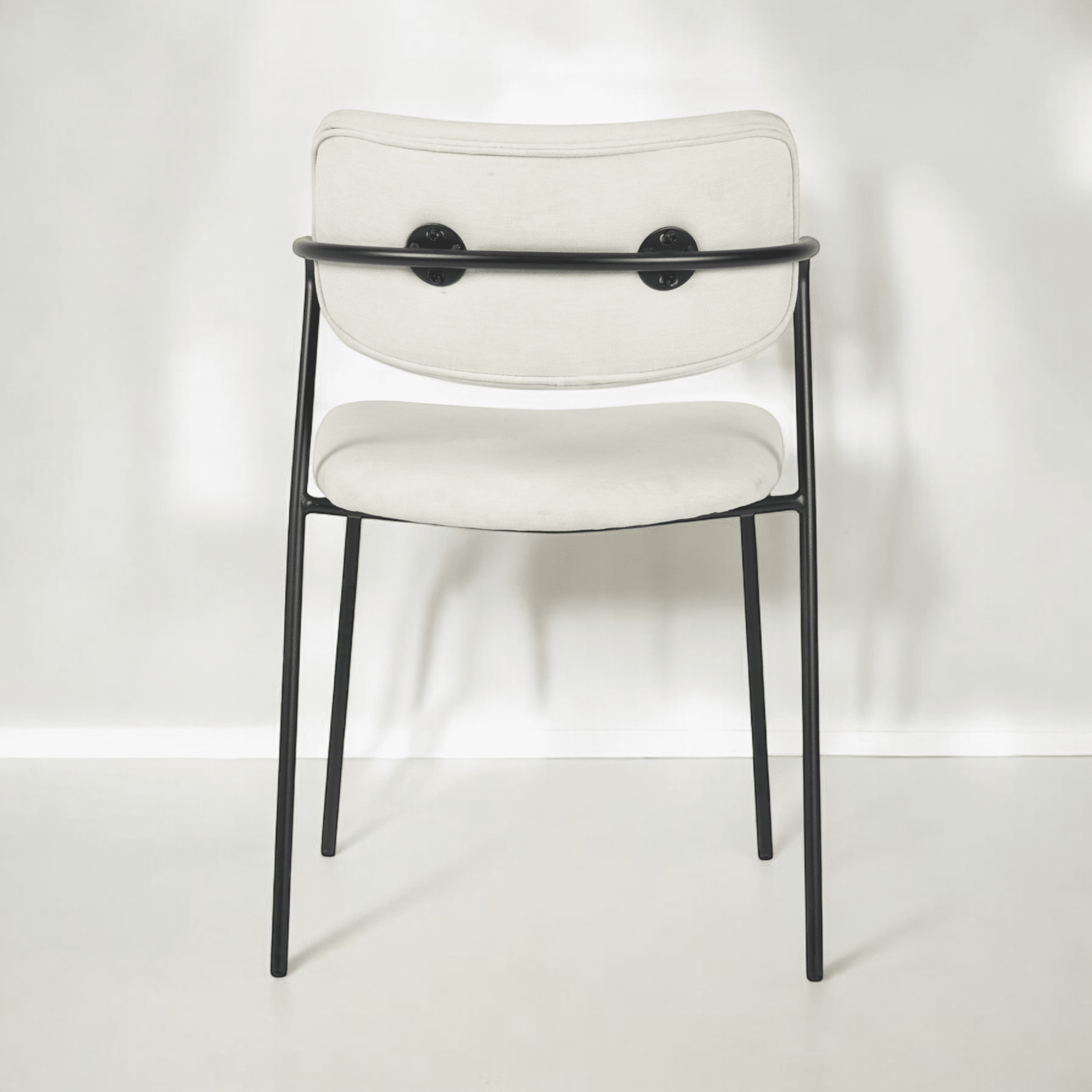 כיסא דגם לוסיאן בד אריג שמנת - SALE כיסא דגם לוסיאן בד אריג שמנת - SALE