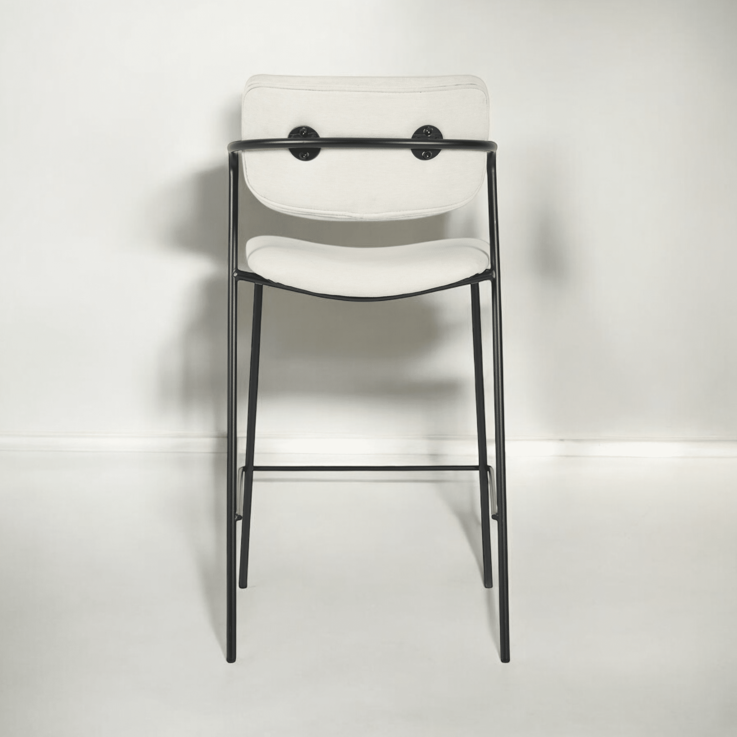 כיסא בר דגם לוסיאן בד אריג שמנת  - 3 יחידות אחרונות במלאי!