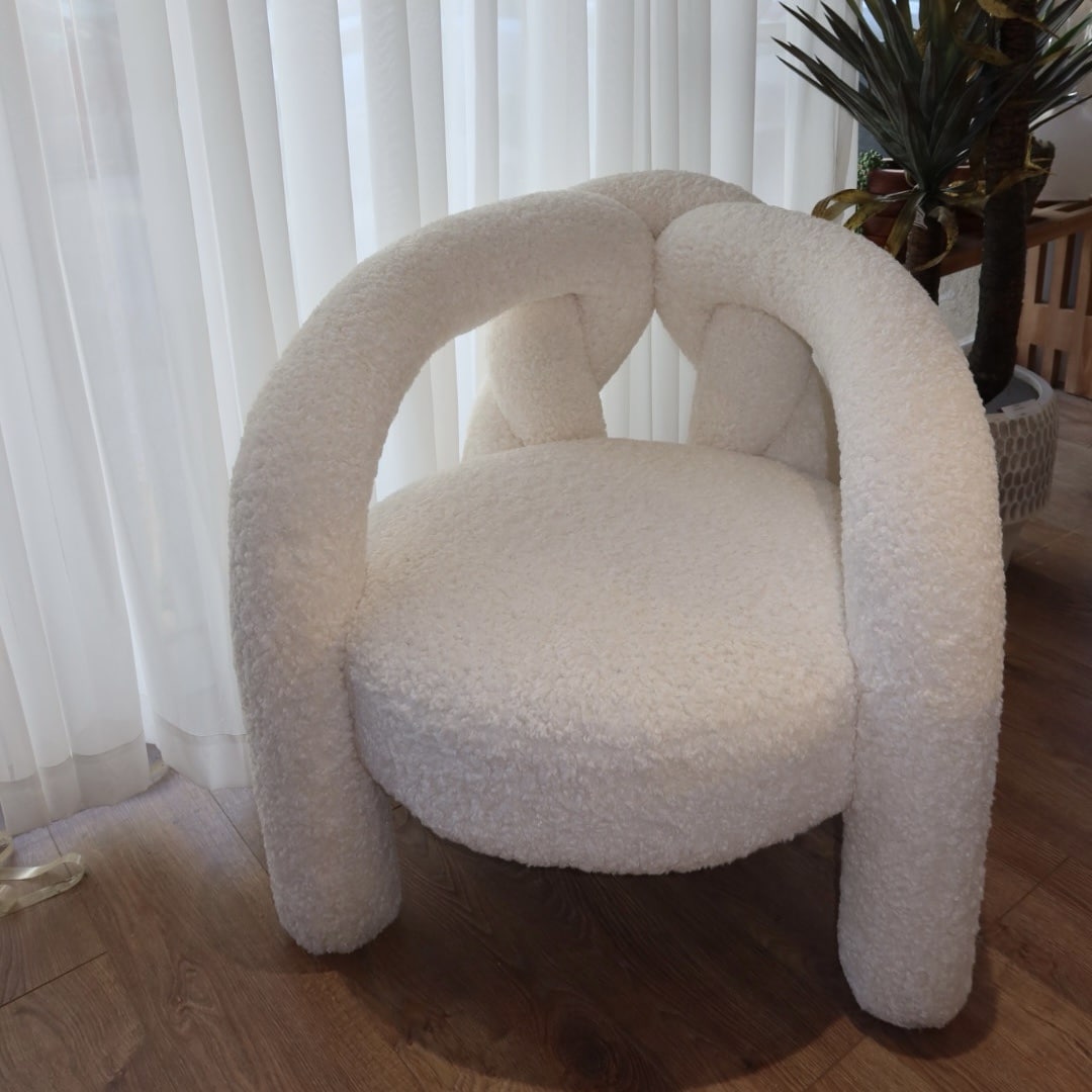 כורסא מודרנית קשר כבש שמנת דגם סופיטל- SALE!! כורסא מודרנית קשר כבש שמנת דגם סופיטל- SALE!!