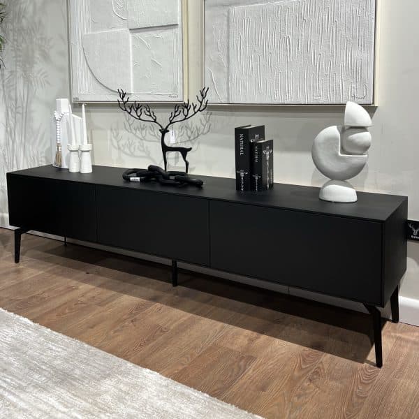 מזנון דגם נקי שחור אמורפי