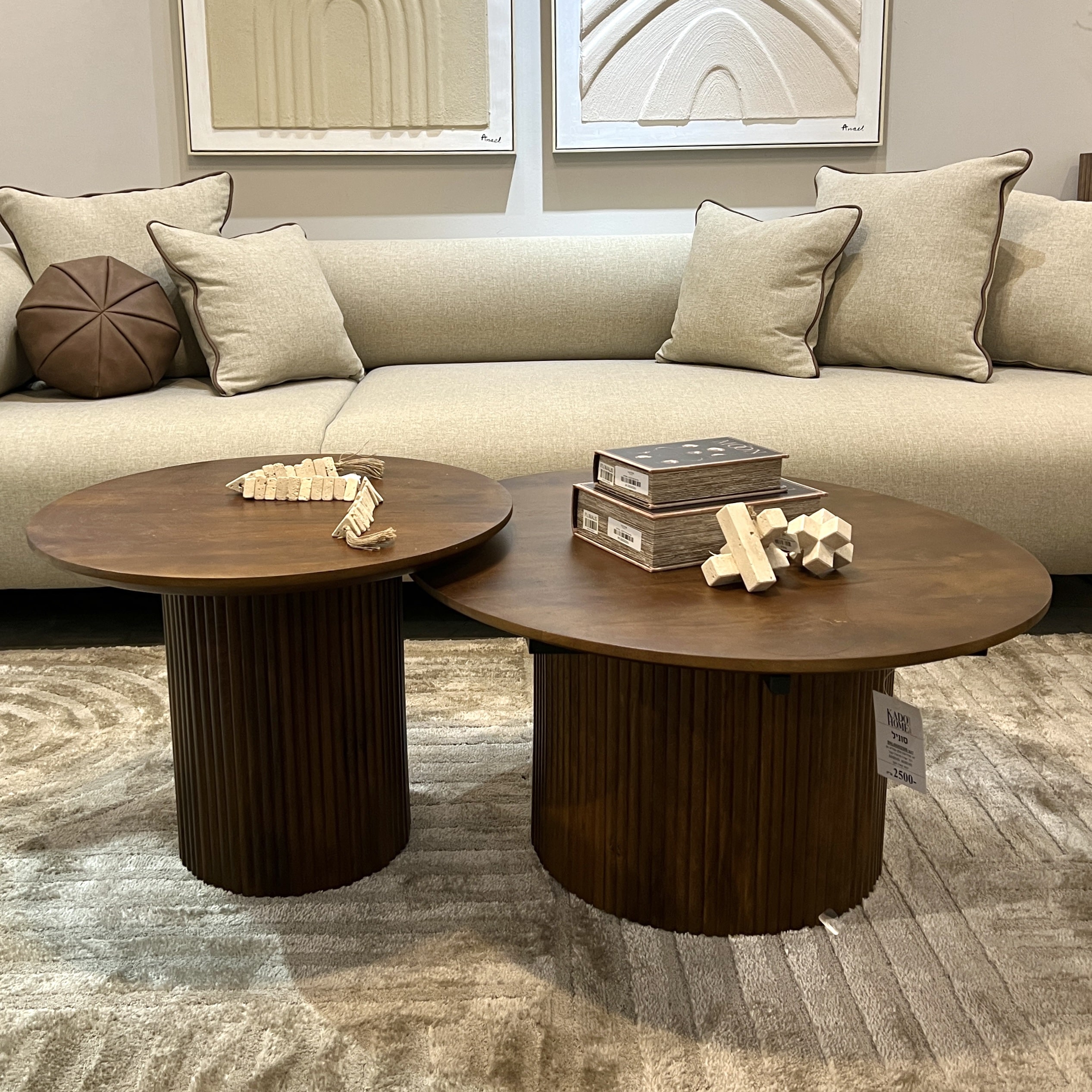 שולחנות סלון עץ סוניל