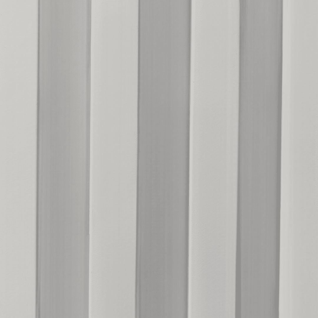 חיפוי קיר פולימרי פסים גוון לבן שבור WT153