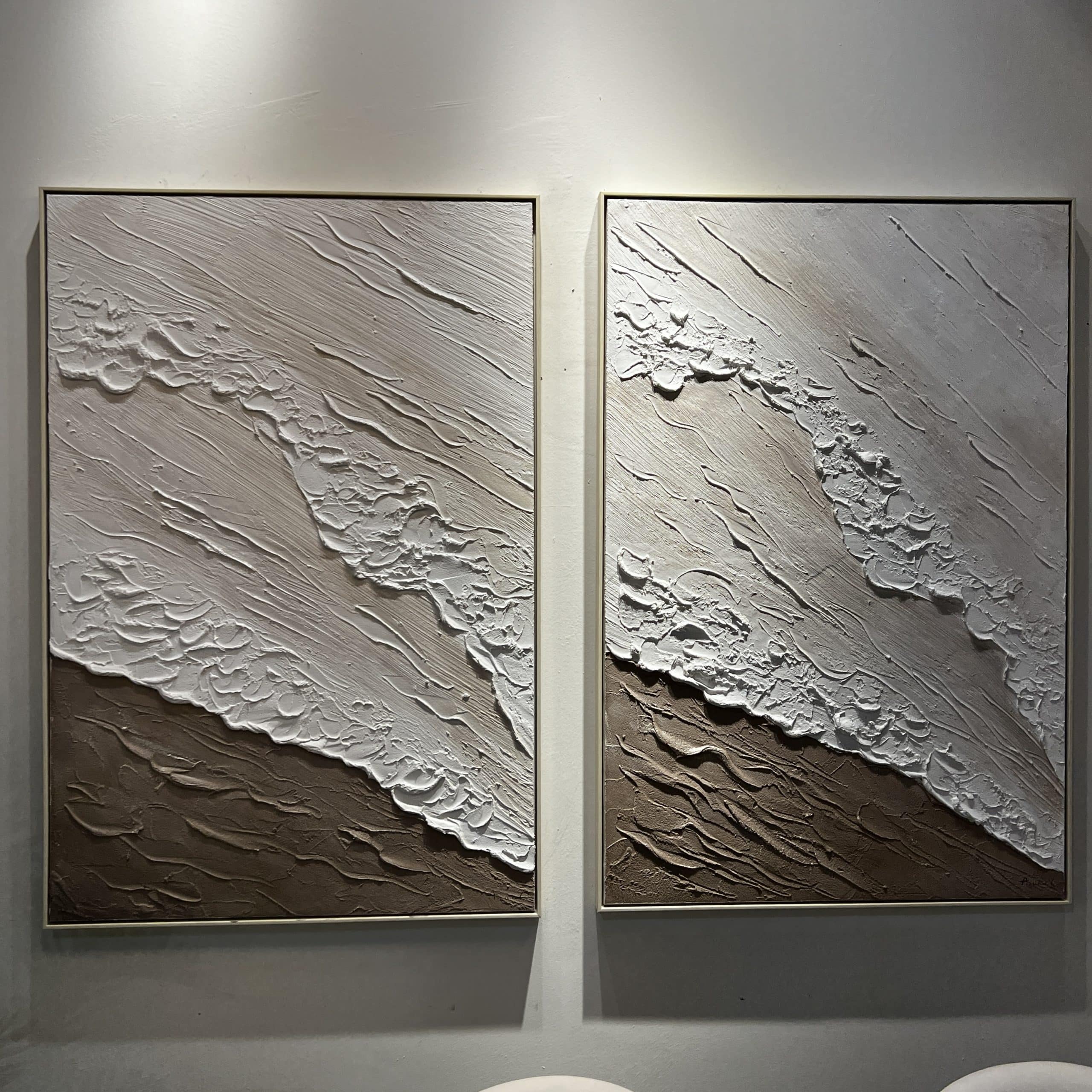 תמונה מעוצבת אנאל בעבודת יד דגם גלים תמונה מעוצבת אנאל בעבודת יד דגם גלים