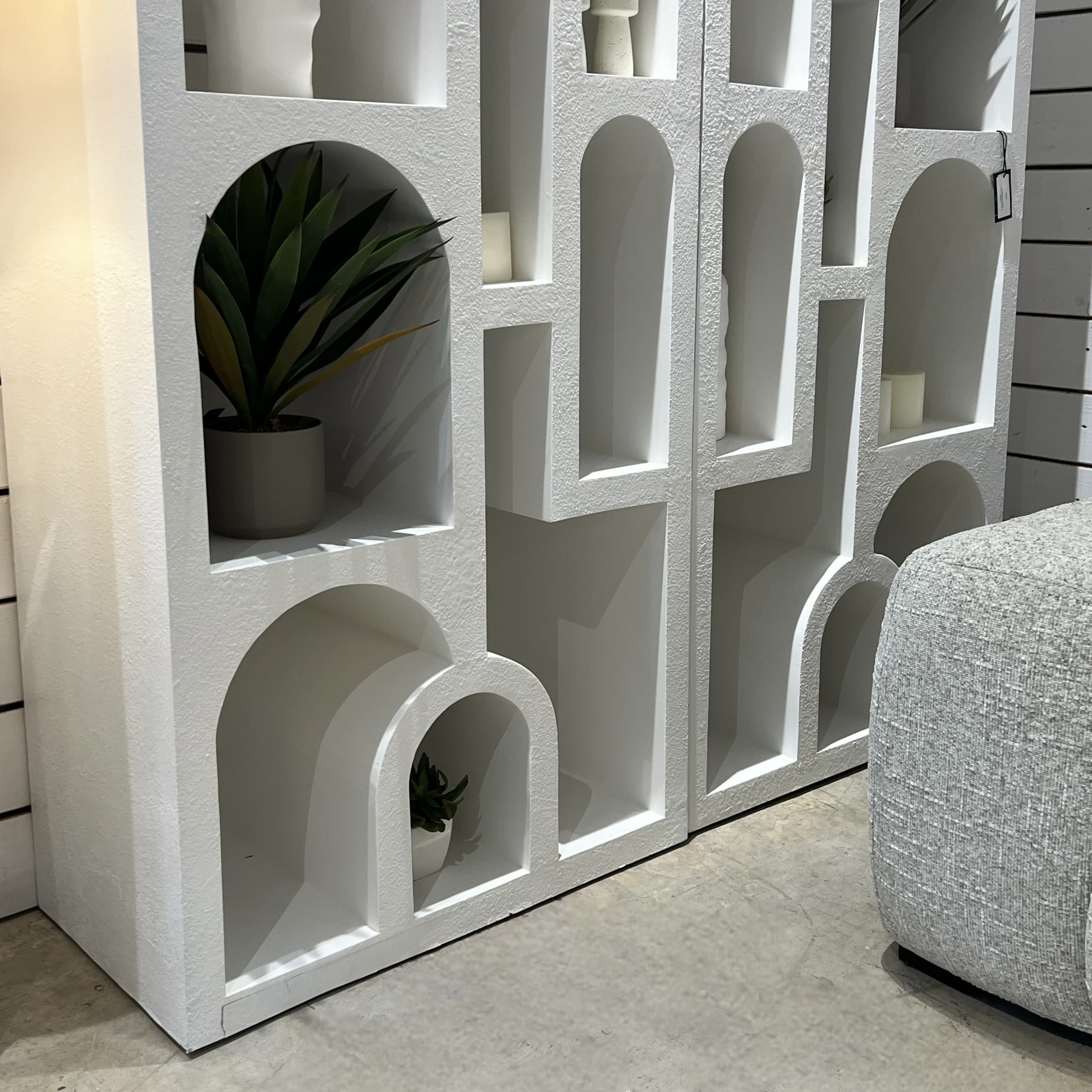 יחידת מדפים גבוהה סהרה בטון חלולה דגם שאנטי יחידת מדפים גבוהה סהרה בטון חלולה דגם שאנטי