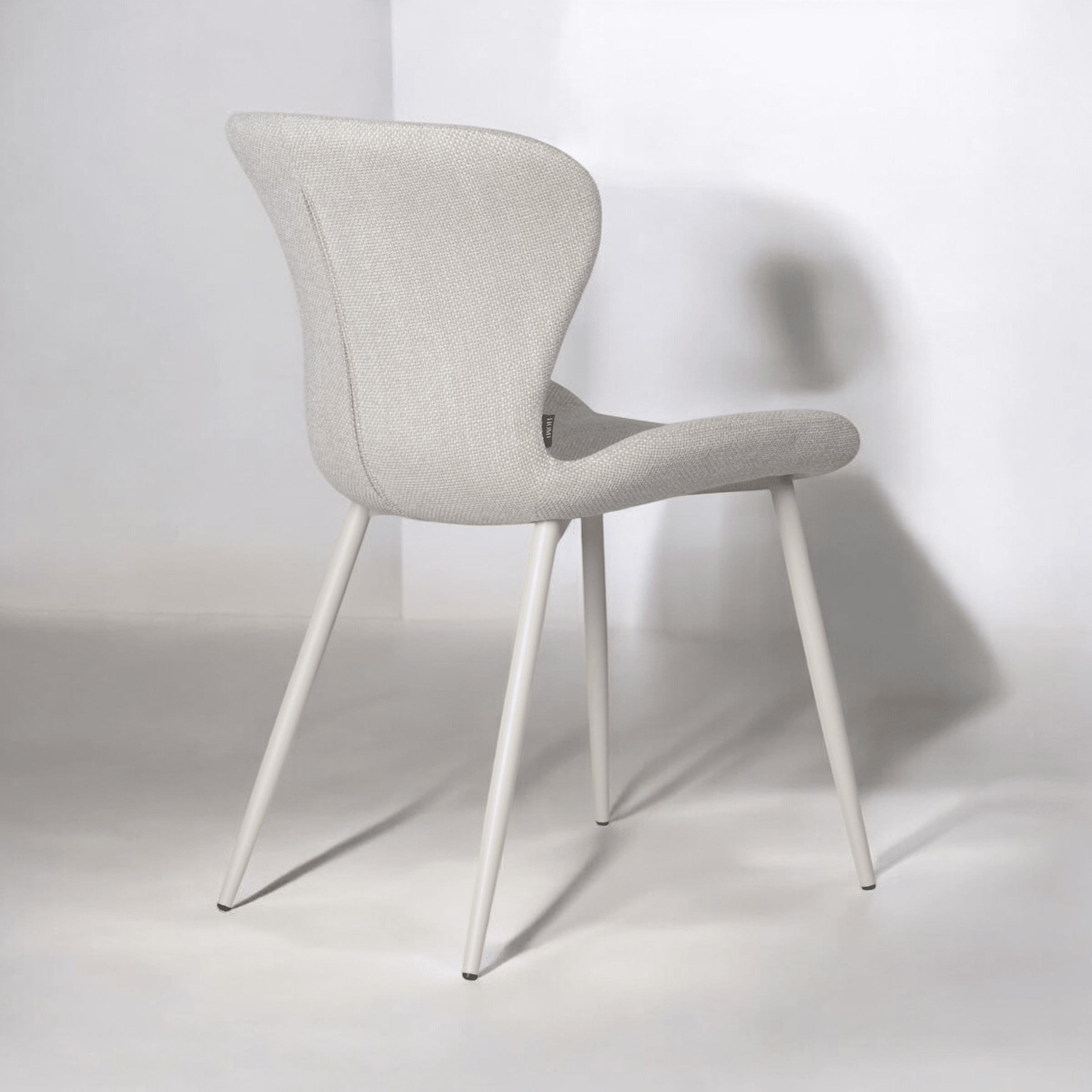 כסא טיפאני אריג שמנת רגל שמנת דגם קליי