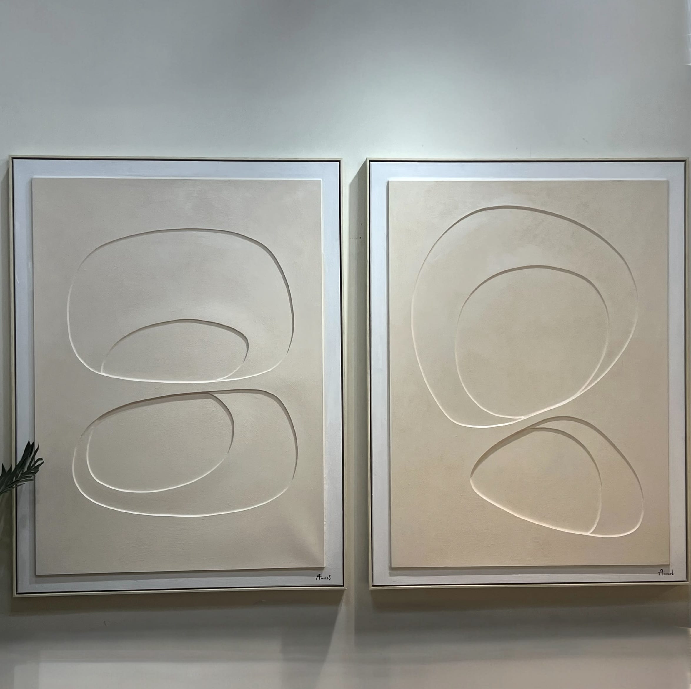 תמונה מעוצבת בעבודת יד דגם אנאל גוון חמאה יוקרתי תמונה מעוצבת בעבודת יד דגם אנאל גוון חמאה יוקרתי