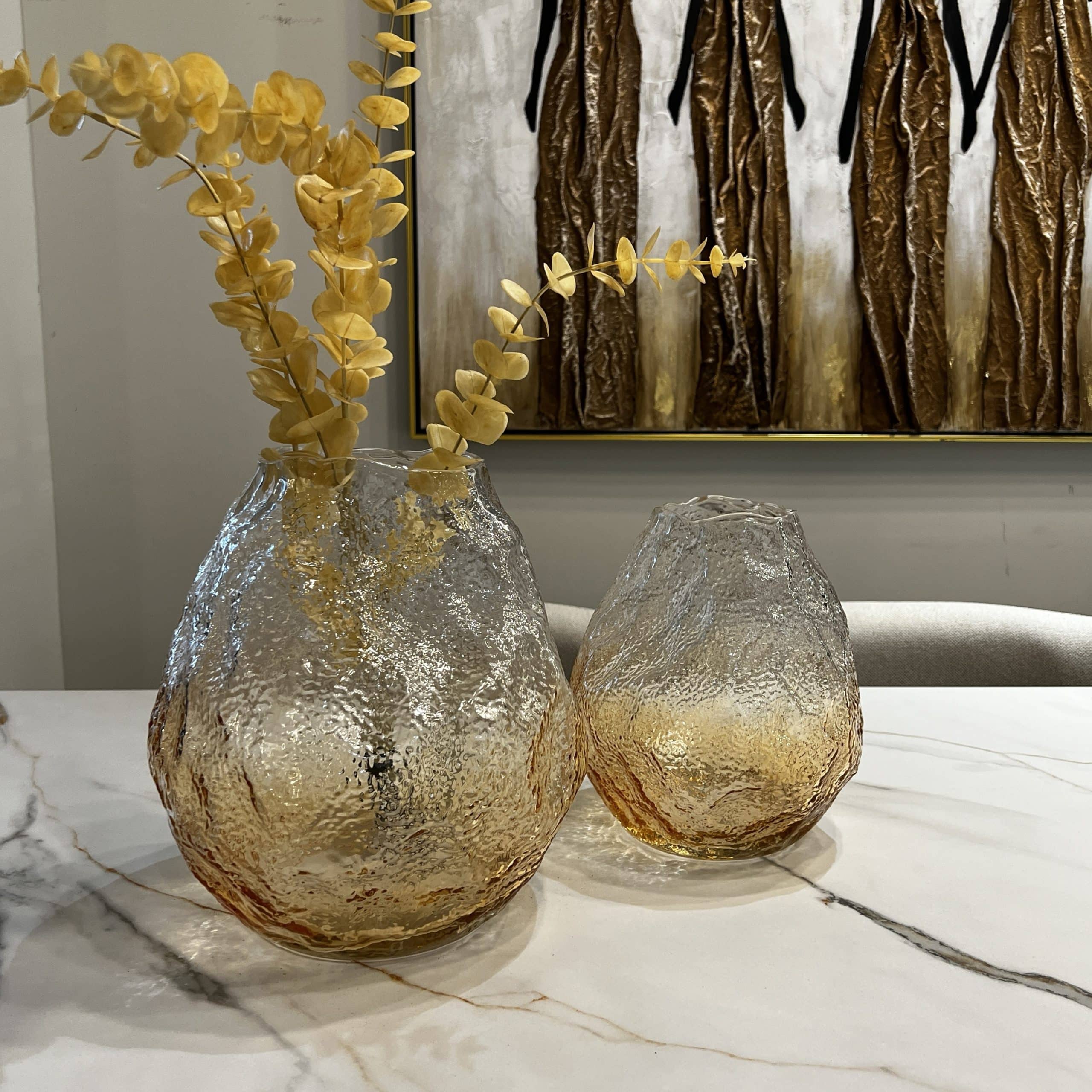 כד זכוכית אמבר אומברה מעוצב דגם איקו כד זכוכית אמבר אומברה מעוצב דגם איקו